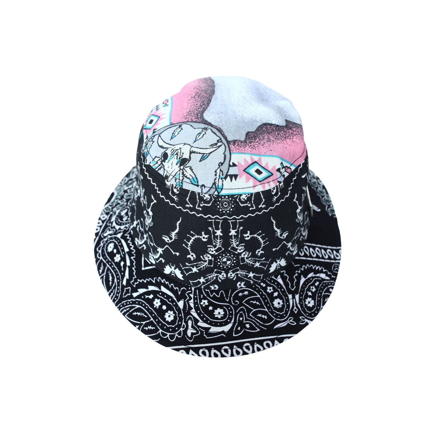 Children of the discordance Paisley printed bucket hat