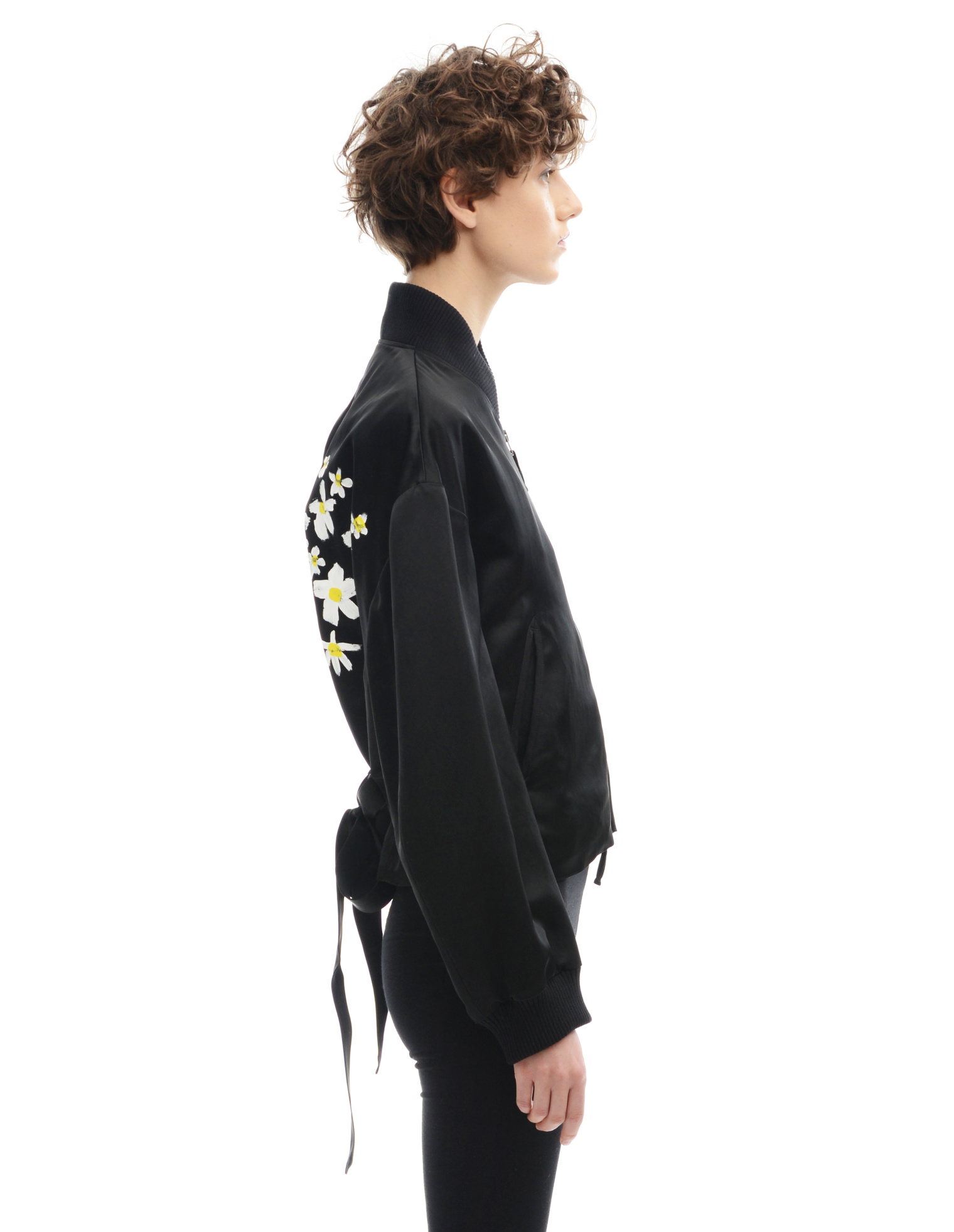 Maison Margiela Silk and rayon bomber jacket