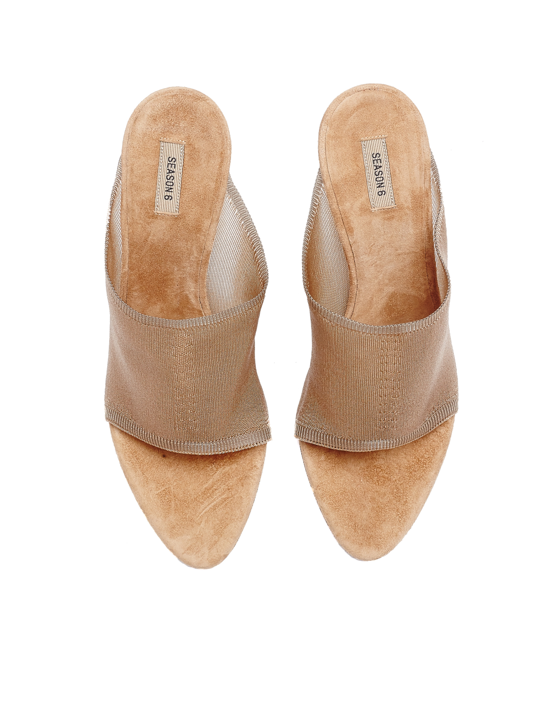 Yeezy Knit High Heel Suede Mule