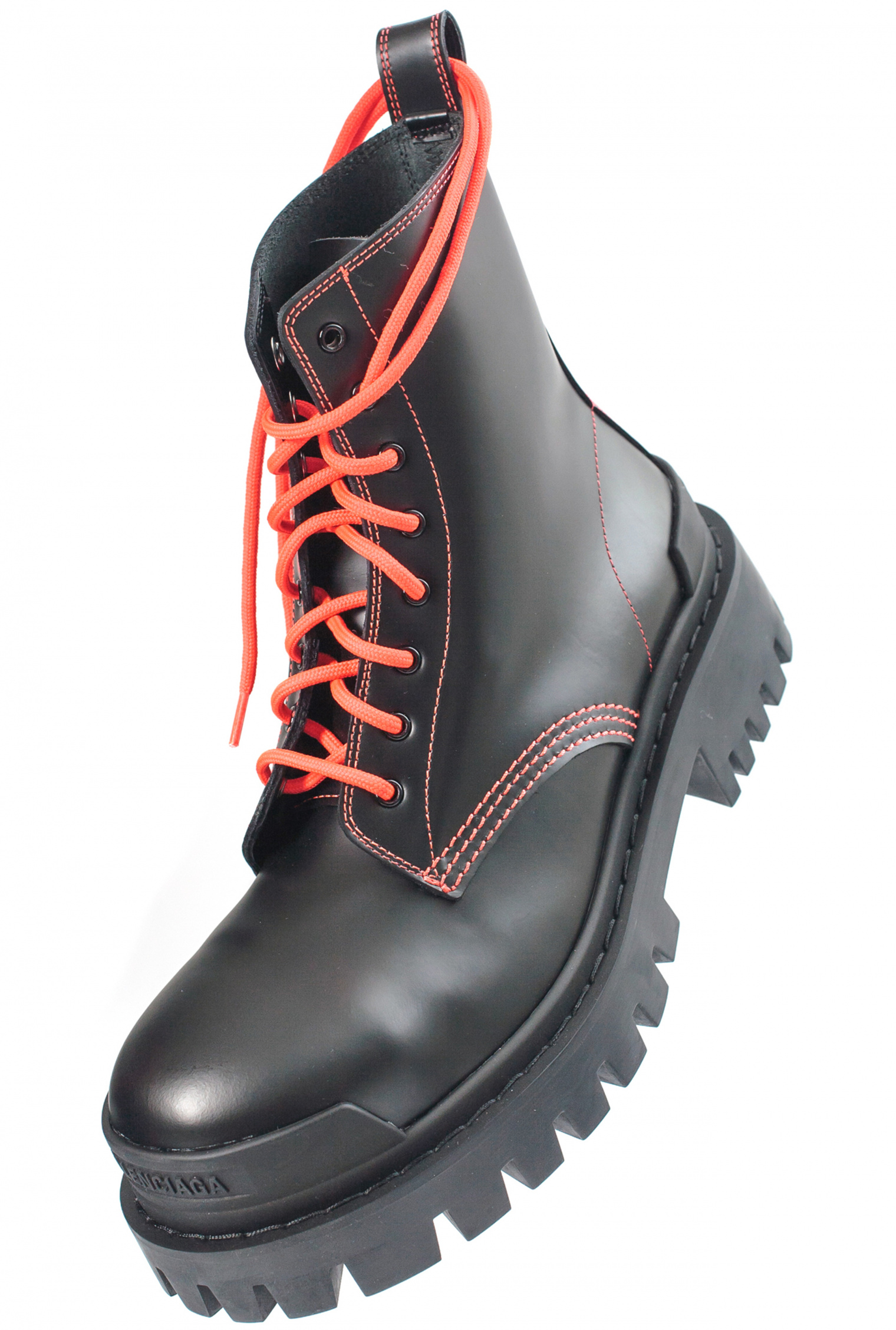 Balenciaga Strike Platform Leather Boots