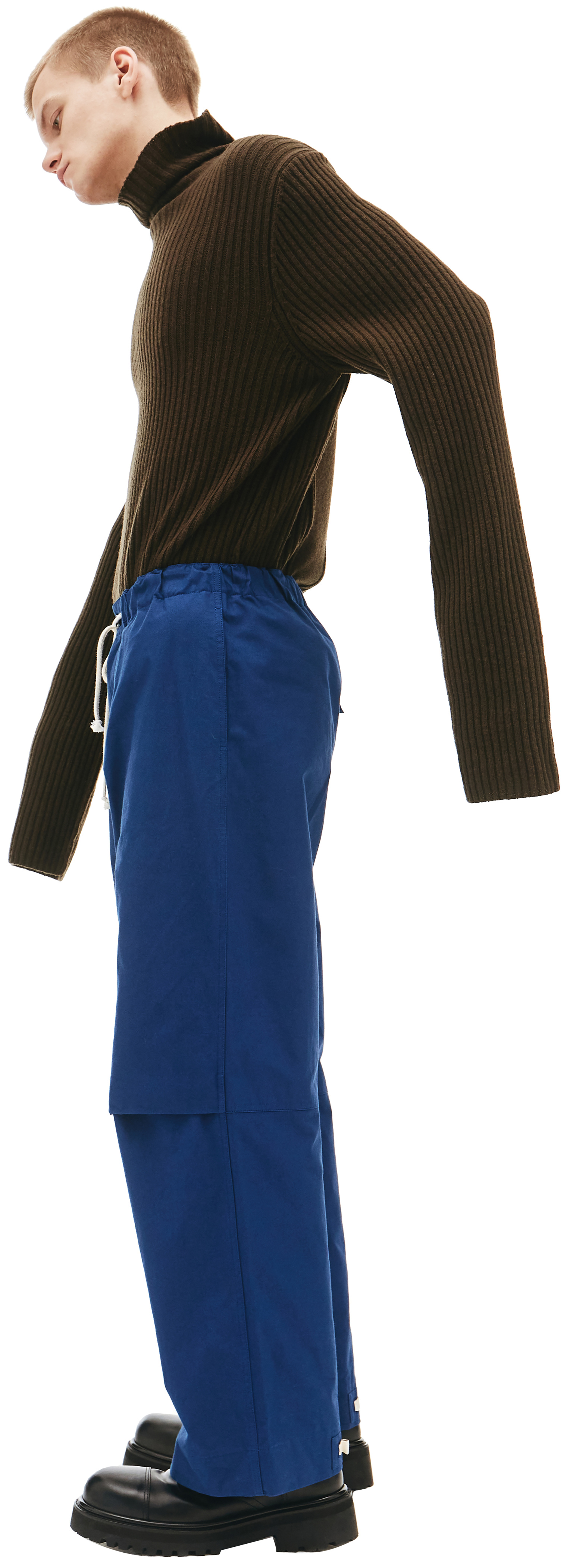 Jil Sander Navy Cargo Trousers