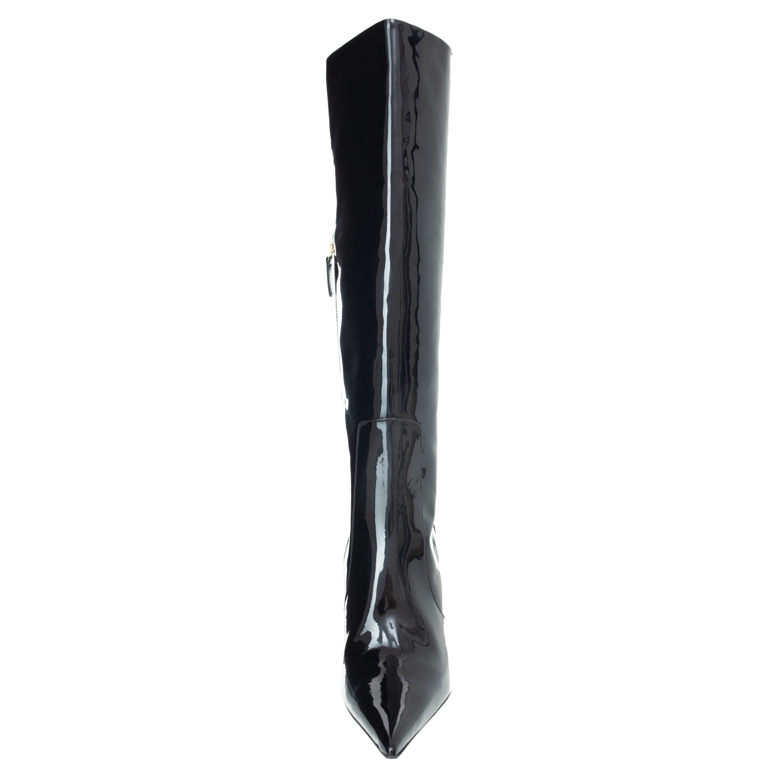 Blumarine Latent leather knee-high boots