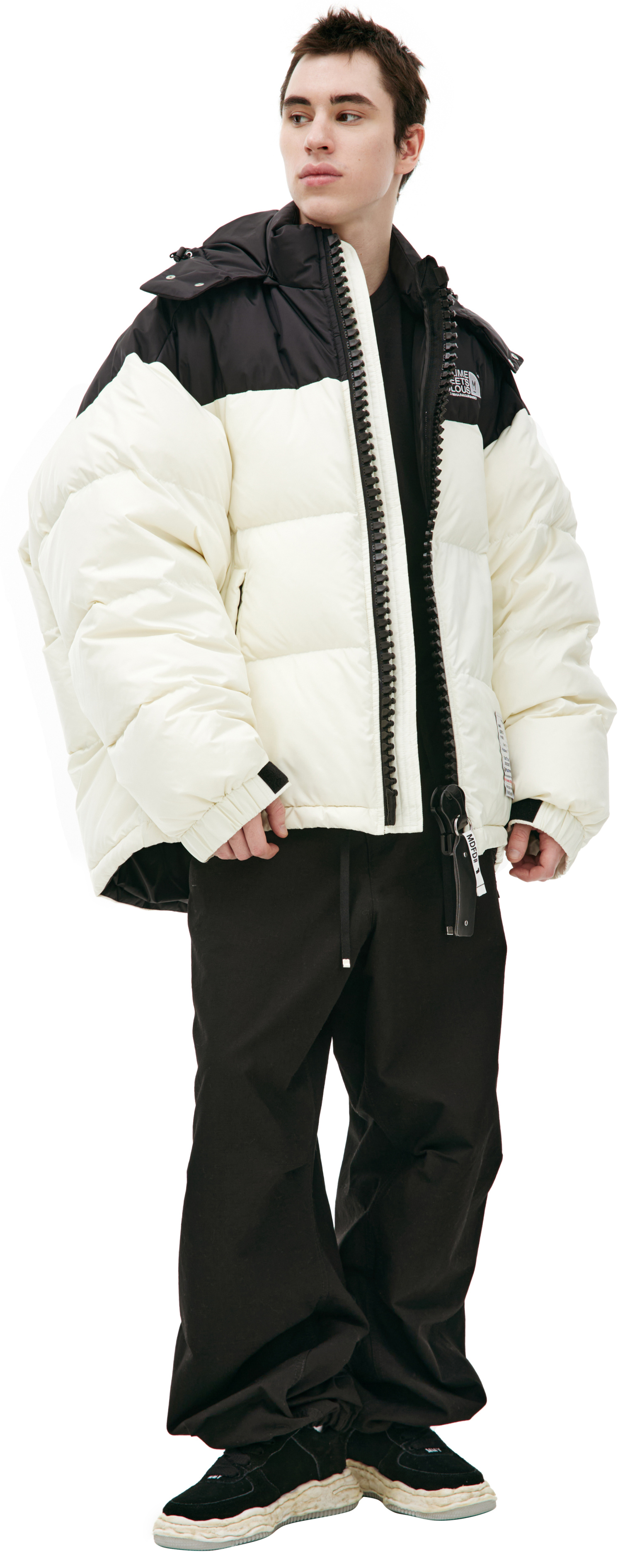 Maison Mihara Yasuhiro Hooded down jacket