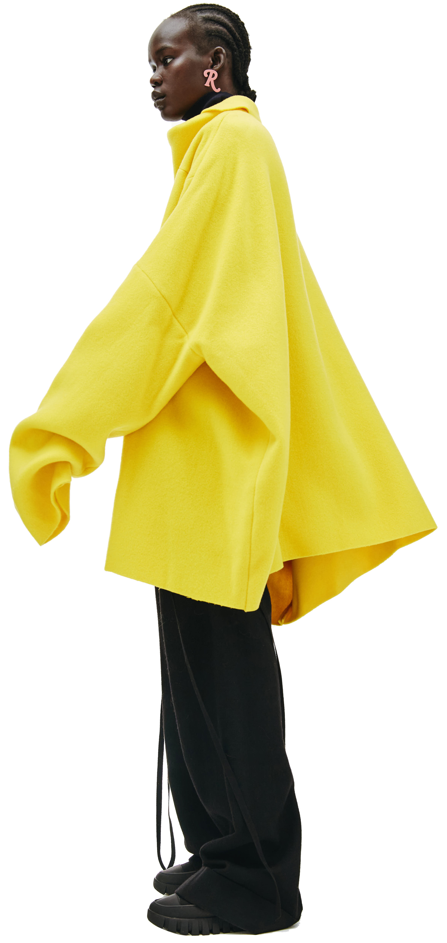 Raf Simons Yellow oversized sweatshirt