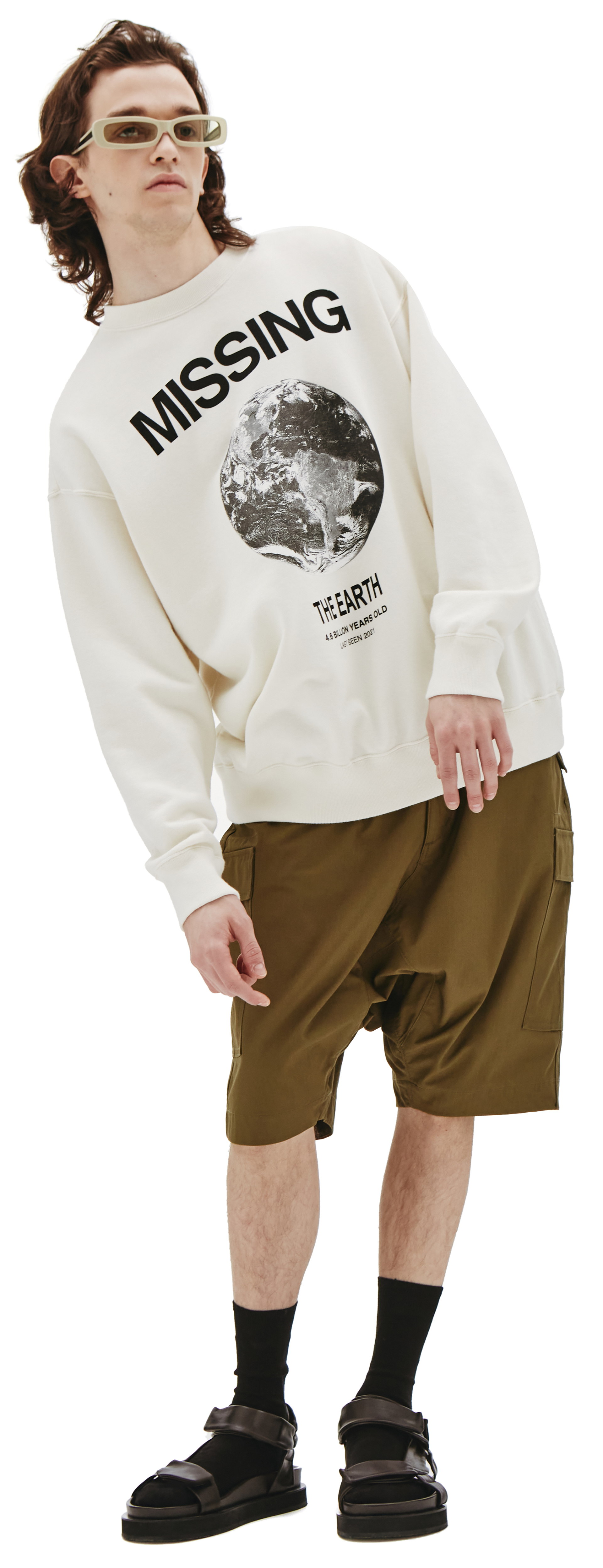 Undercover Printed Cotton Sweatshirt