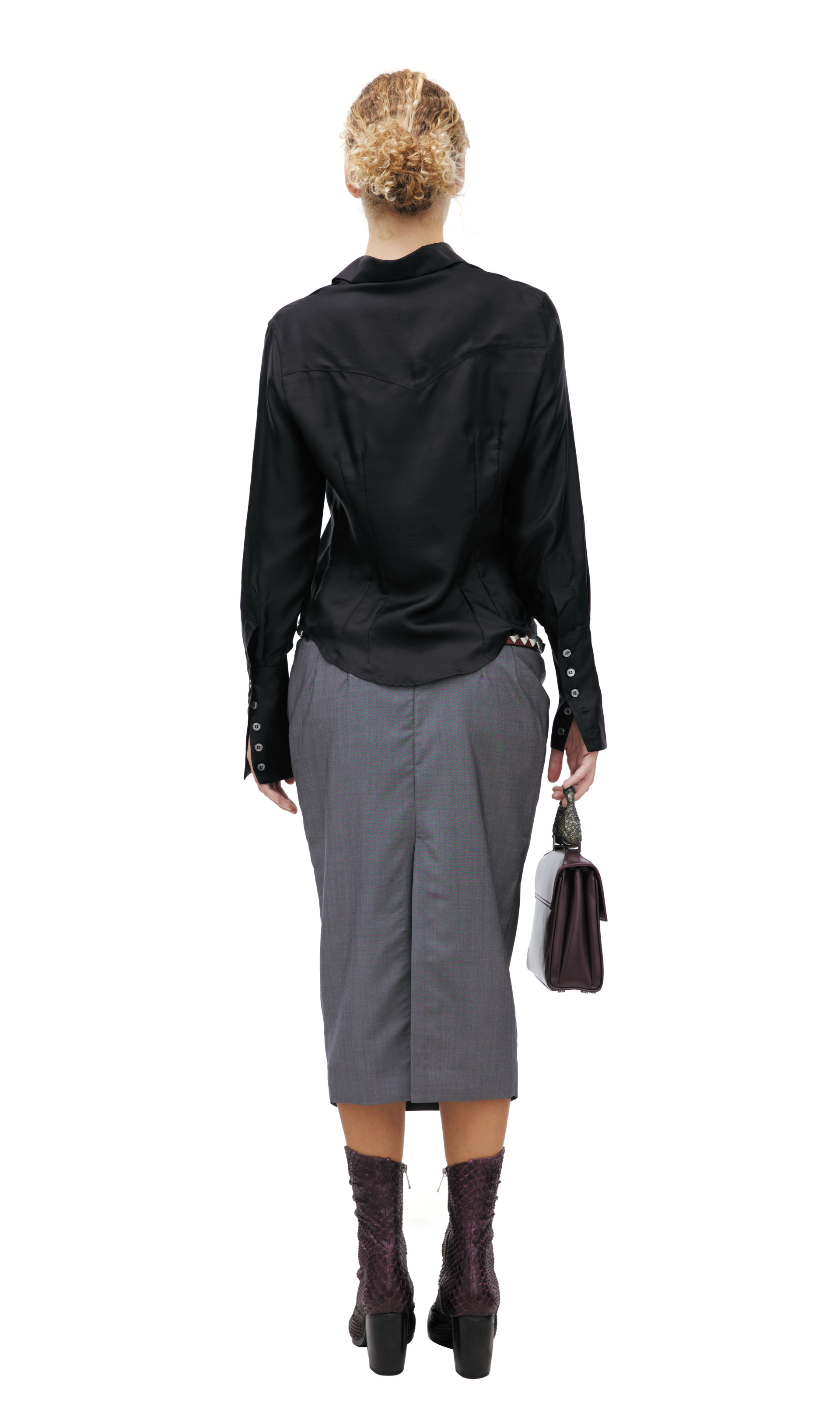 Enfants Riches Déprimés Blouse with a stand-up collar