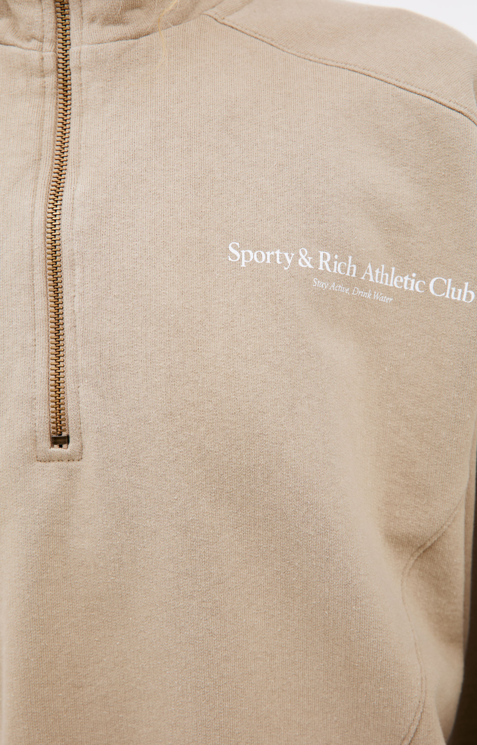 SPORTY & RICH Quarter zip sweatshirt