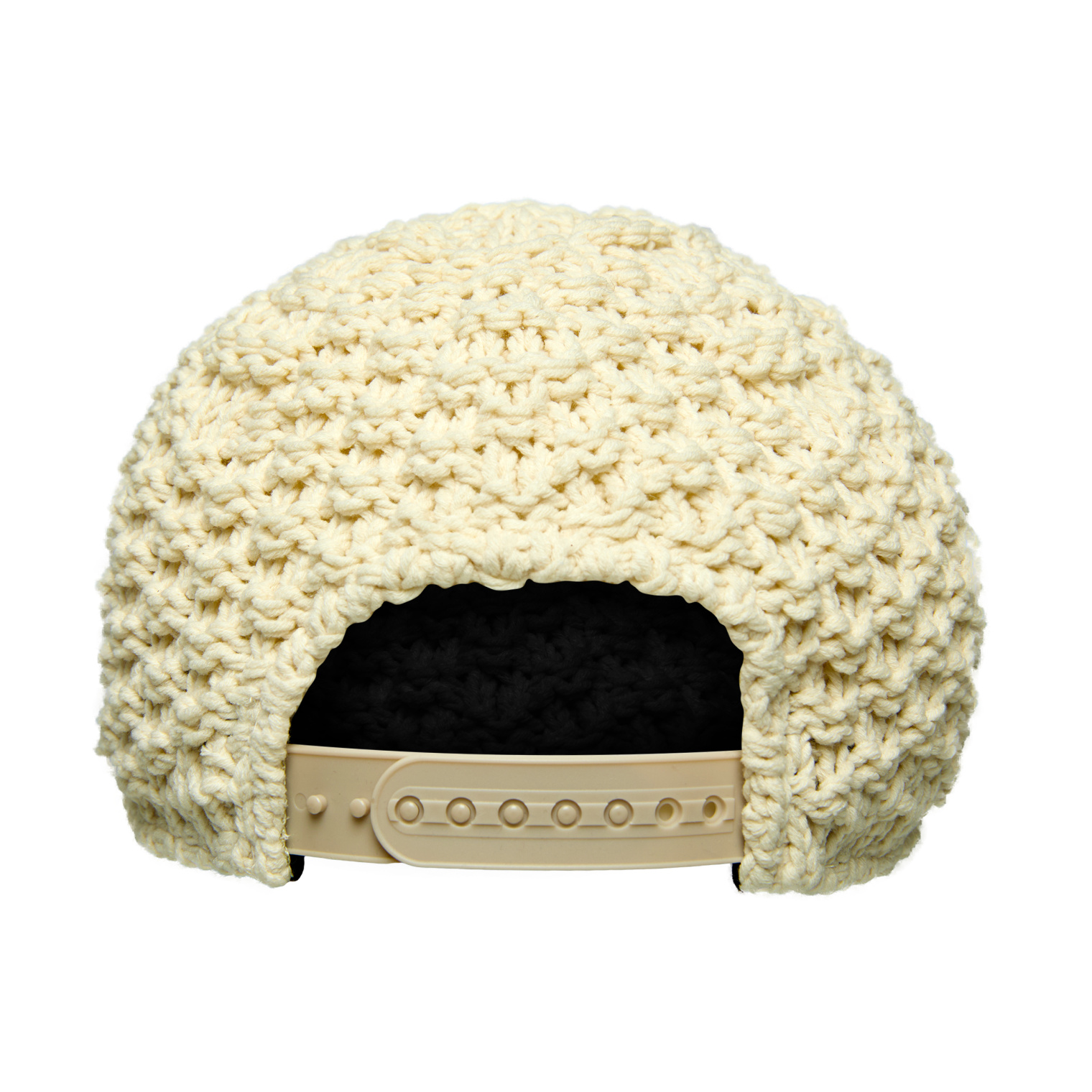 Buy Maison Mihara Yasuhiro men beige la knit cap for $500 online