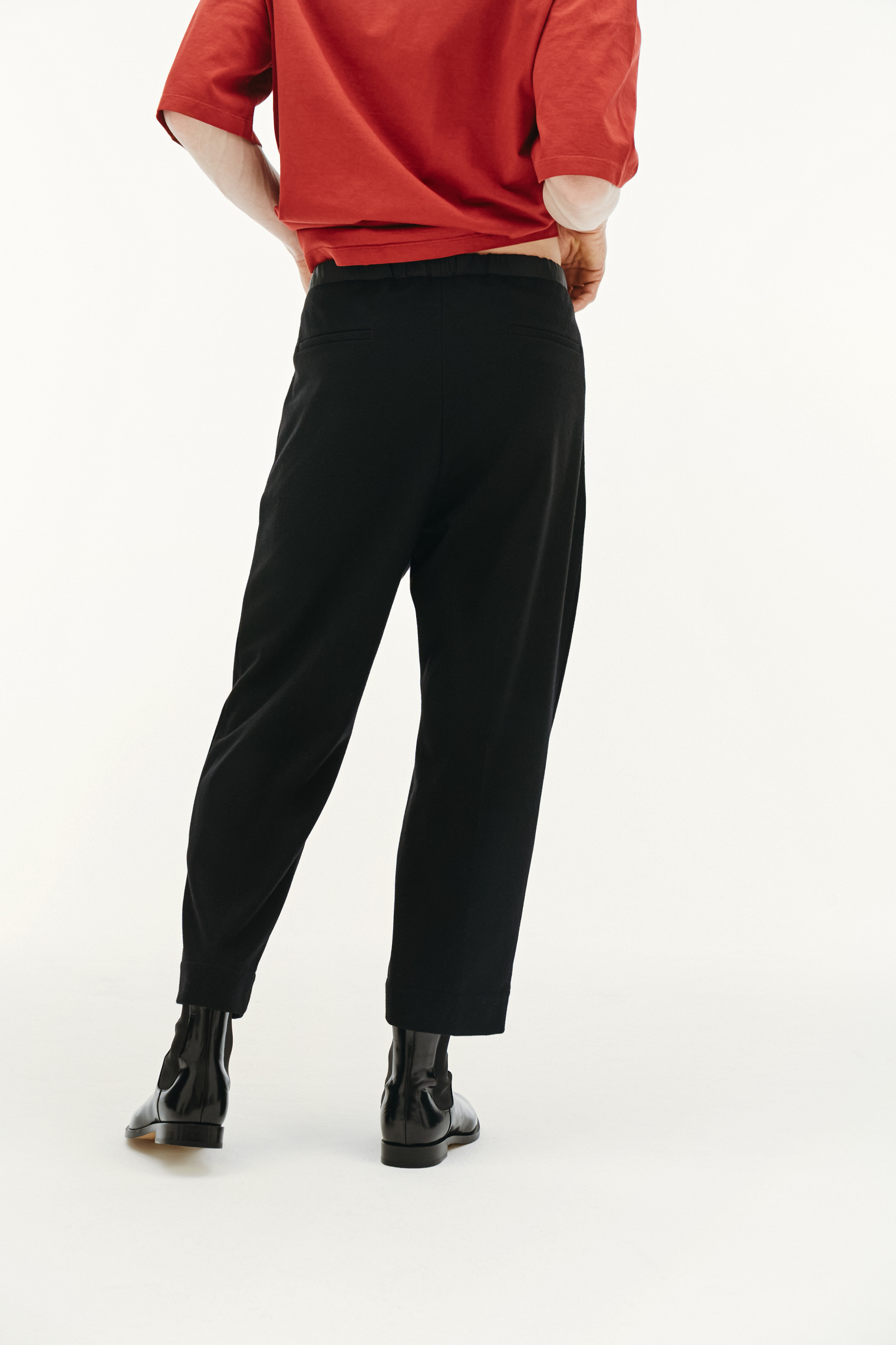 Jil Sander Black Wool Trousers