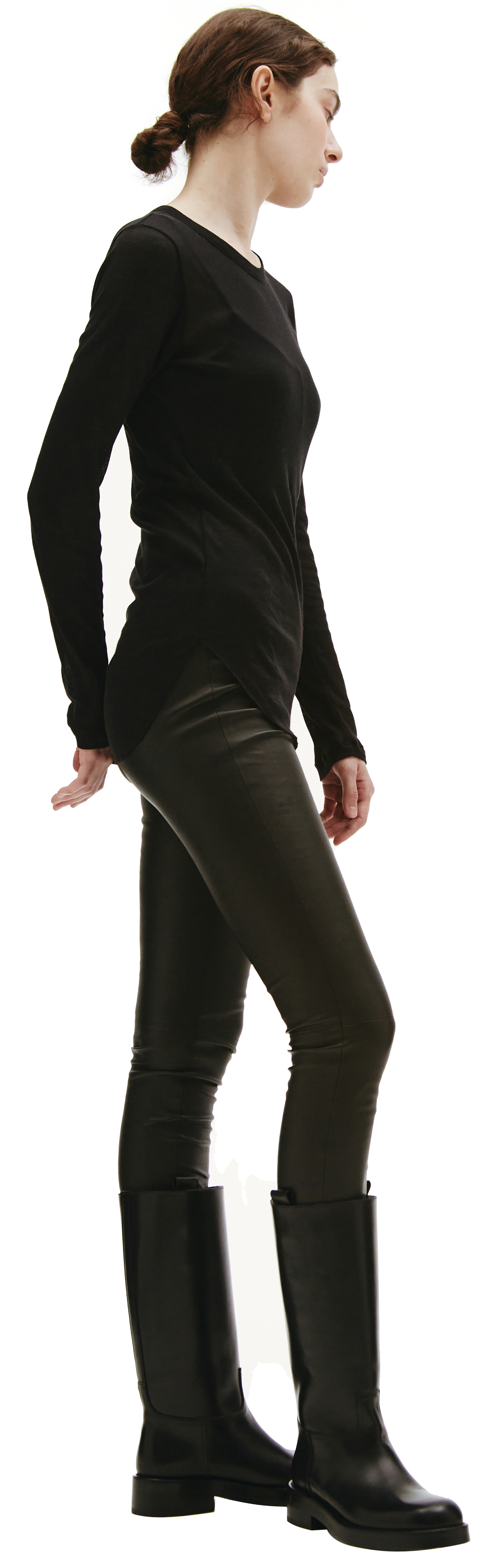 Ann Demeulemeester Black Karo Longsleeve