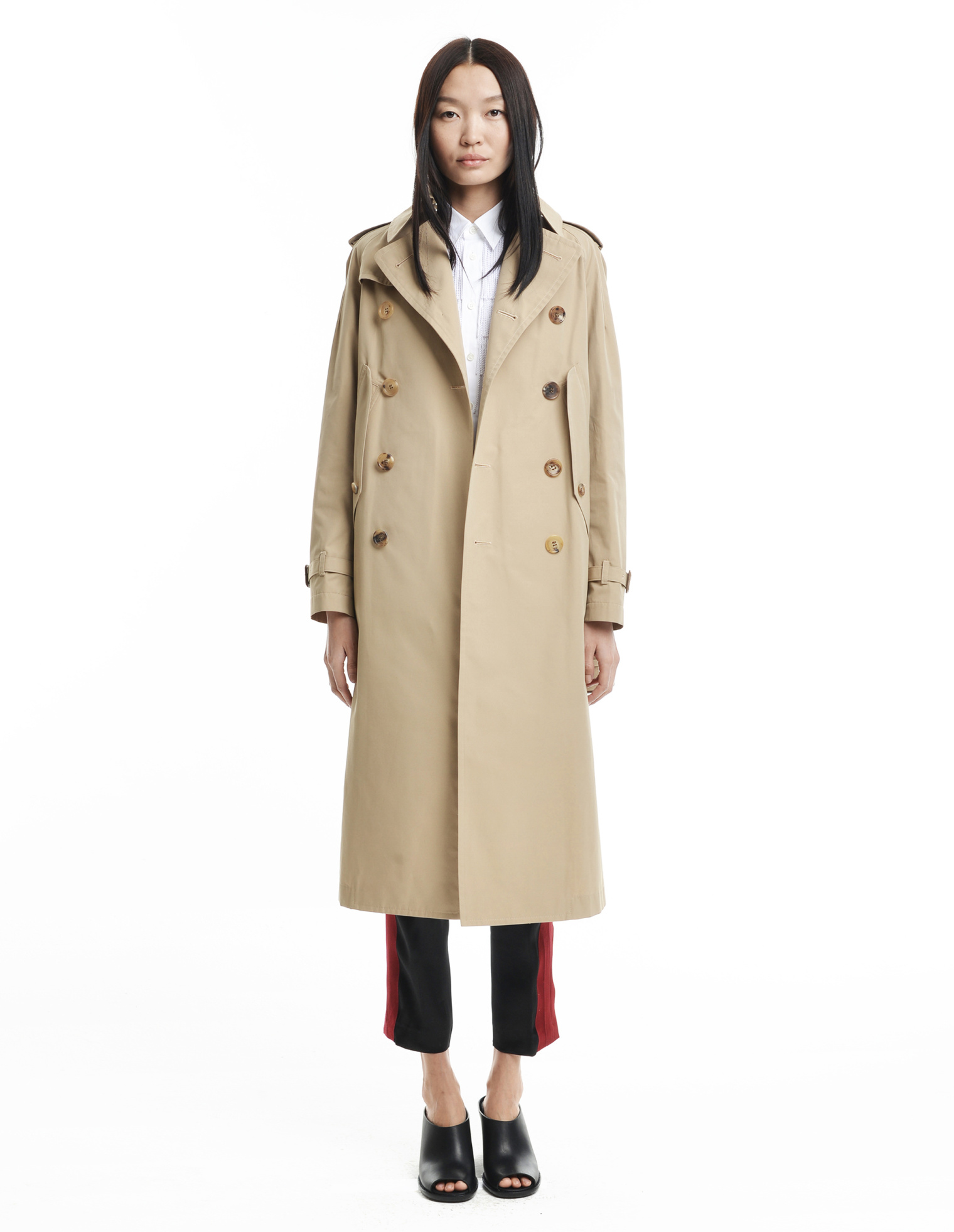 Junya Watanabe Плащ с поясом