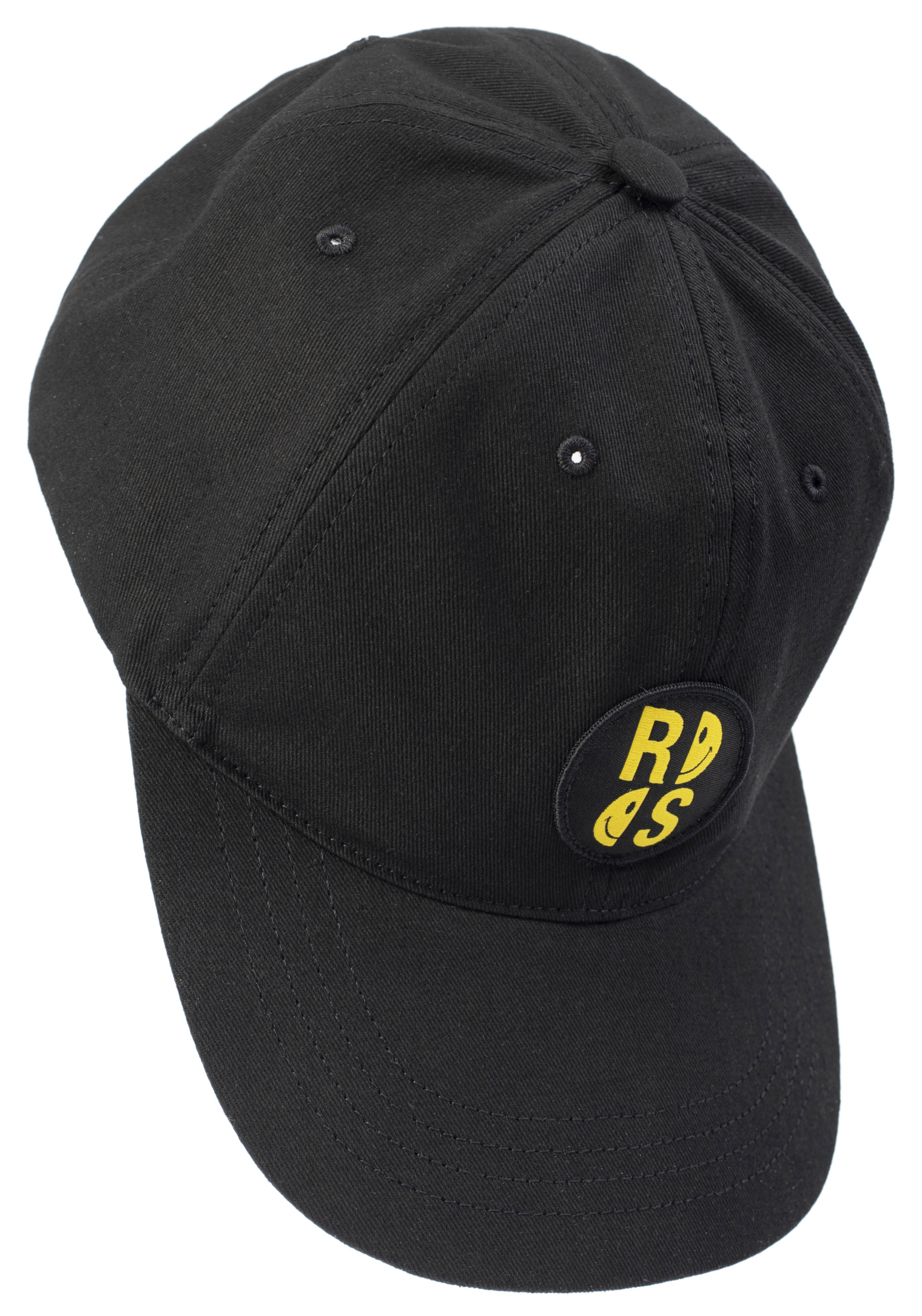Buy Raf Simons women black raf simons x smiley patch cap for €520