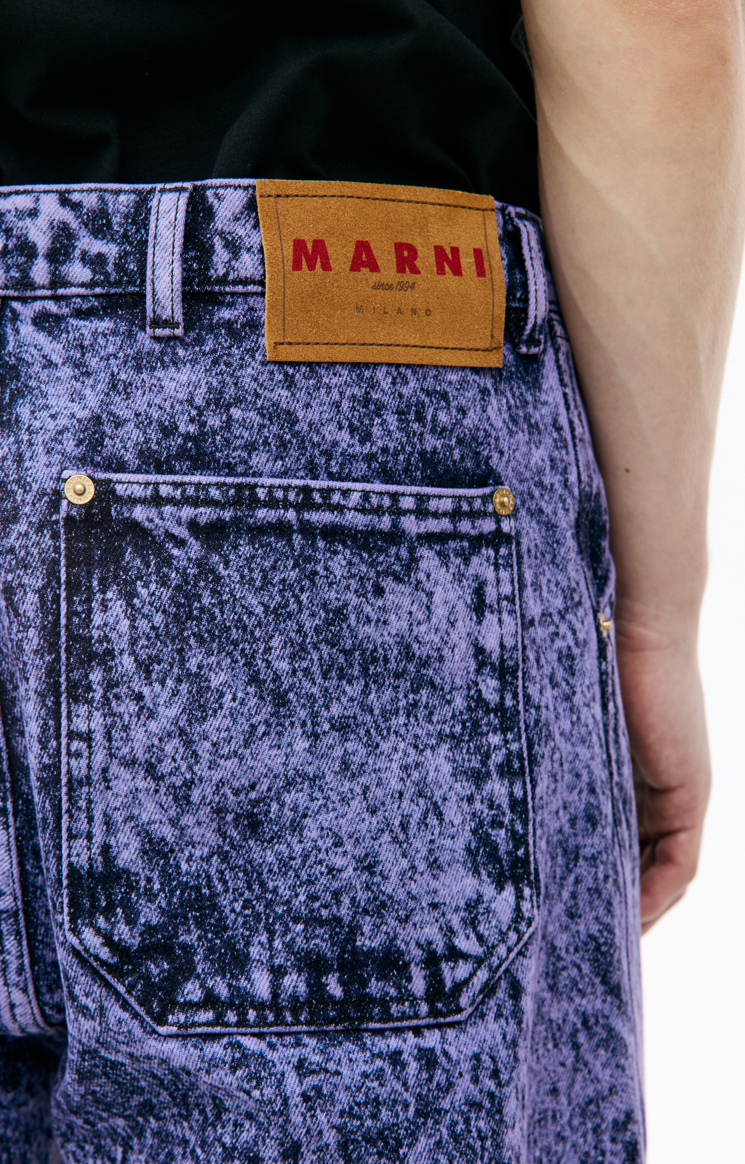 Marni Прямые вареные джинсы