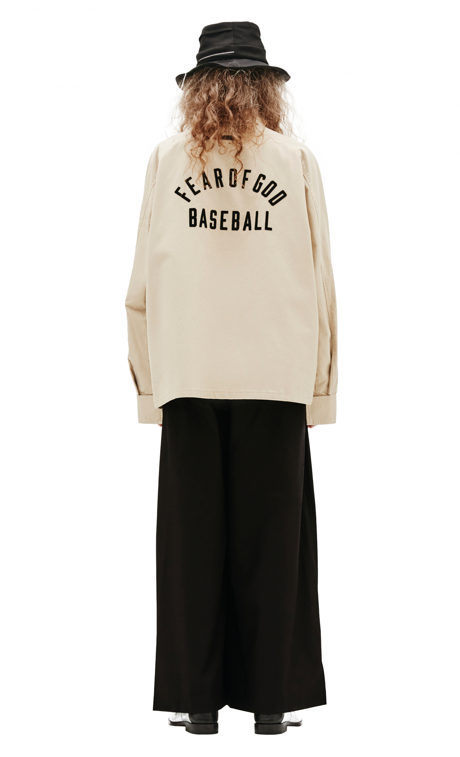 Fear of God Cotton Beige Baseball Jacket