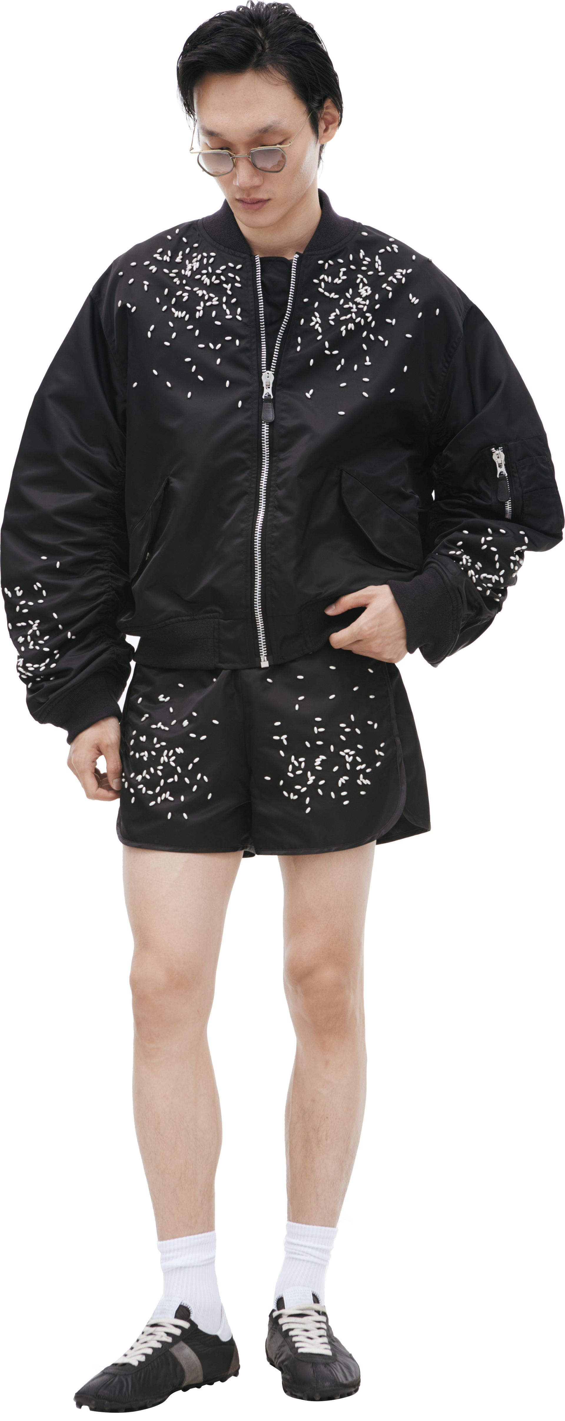 Doublet Spilled Rice Bomber Jacket