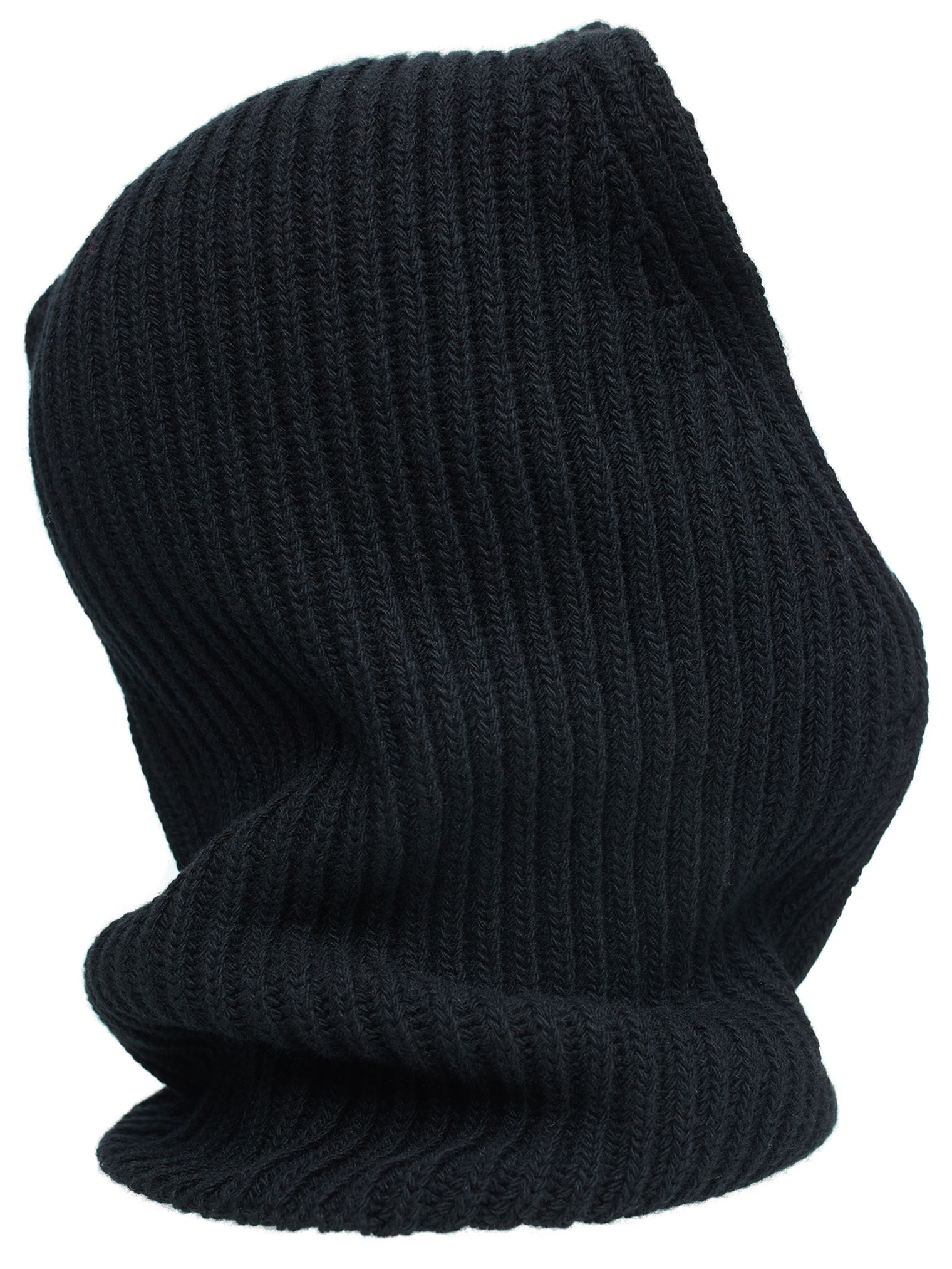 Jil Sander Black wool bonnet