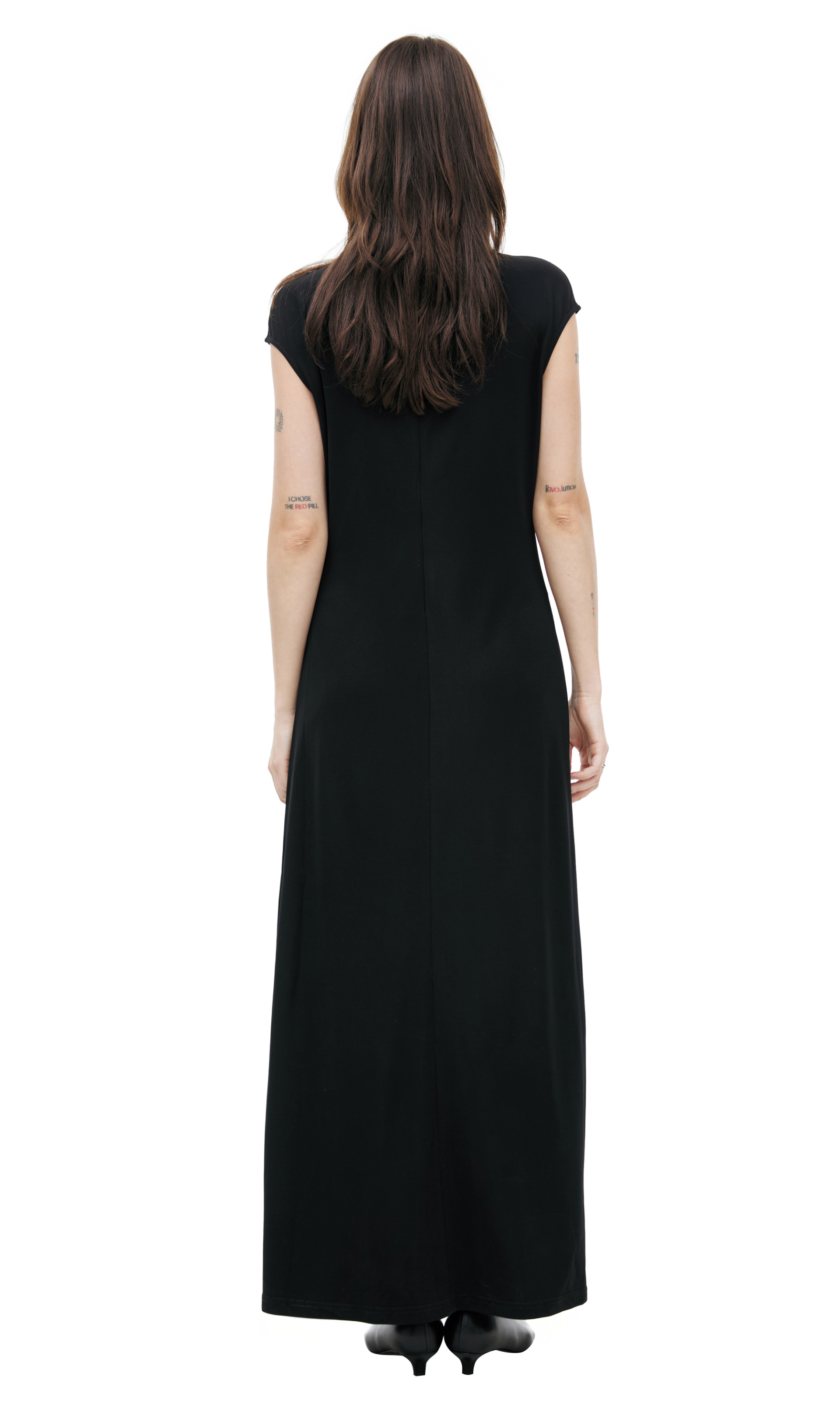 TOTEME Black midi dress