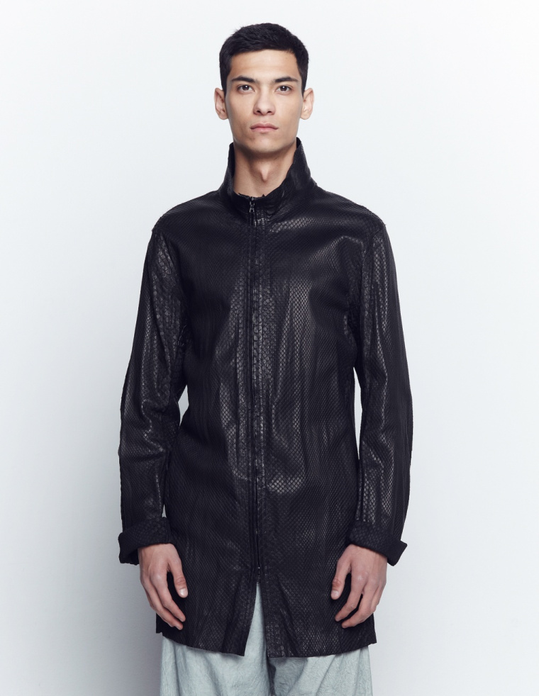 Isaac Sellam Long zipper high neck jacket