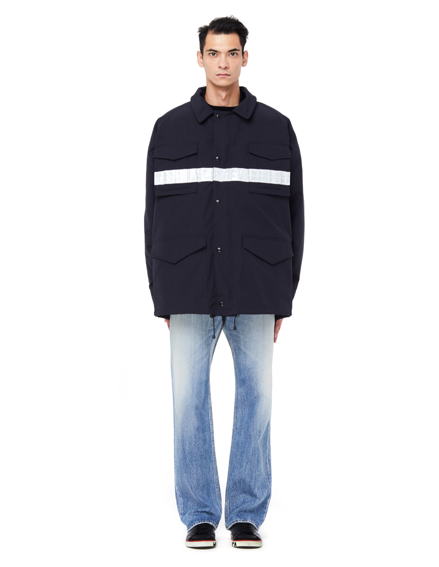 Junya Watanabe Темно-синий пуховик Canada Goose
