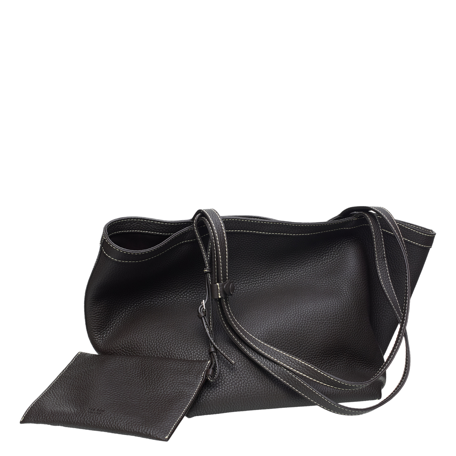 Buy The Row women brown park tote three stitch bag for $3,505