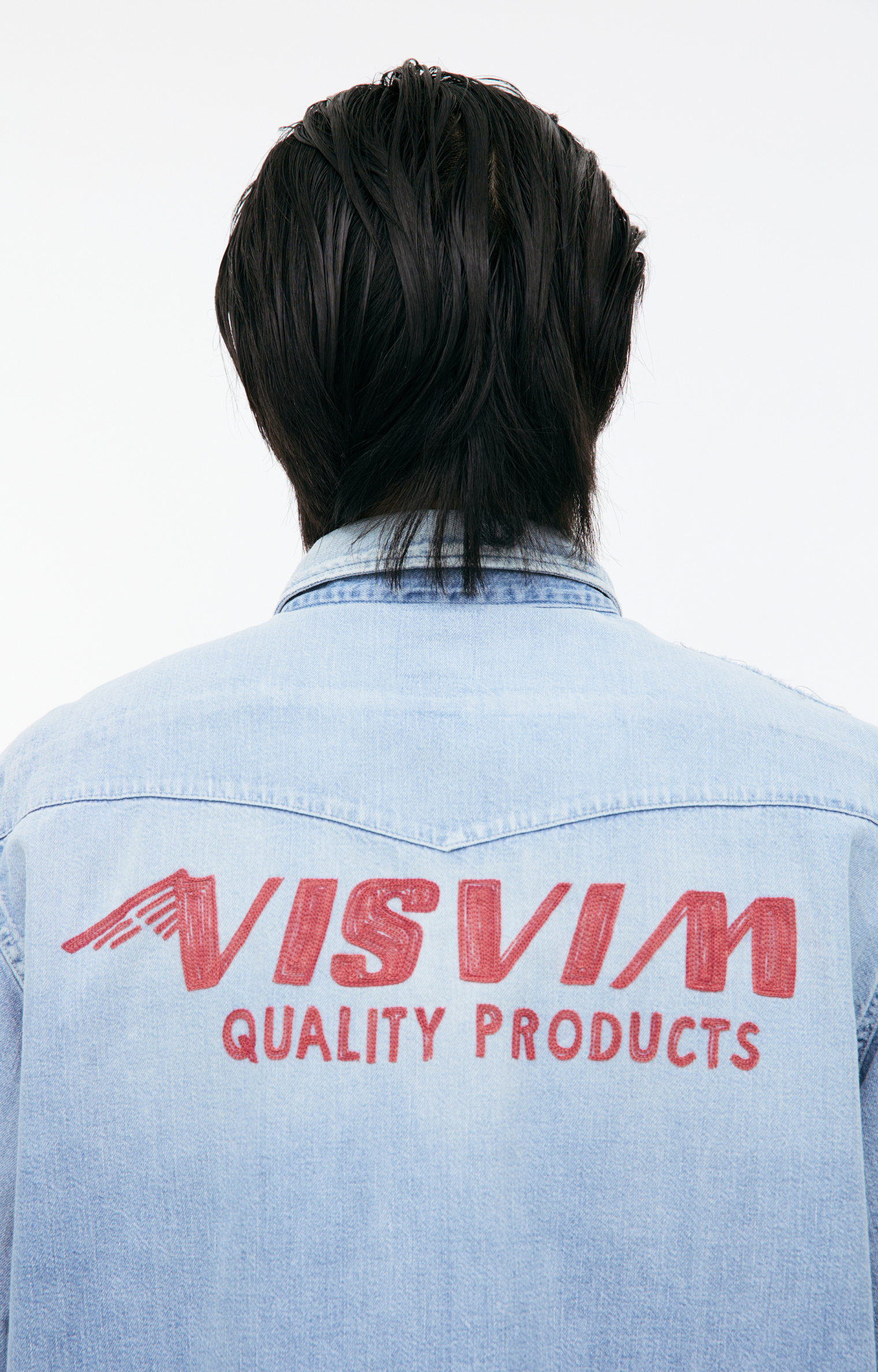 visvim Logo denim shirt