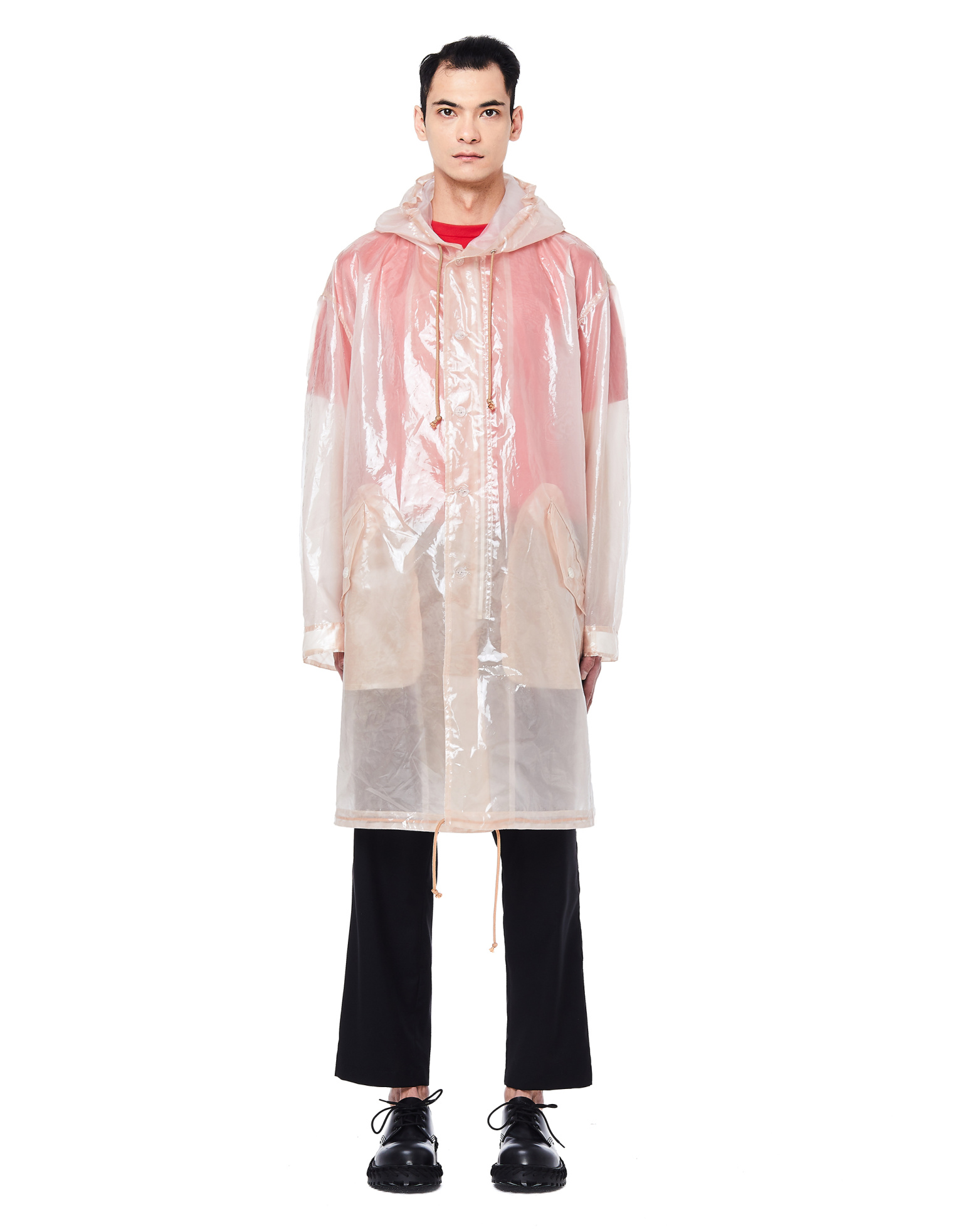 Doublet Souvenir Embroidered Transparent Raincoat