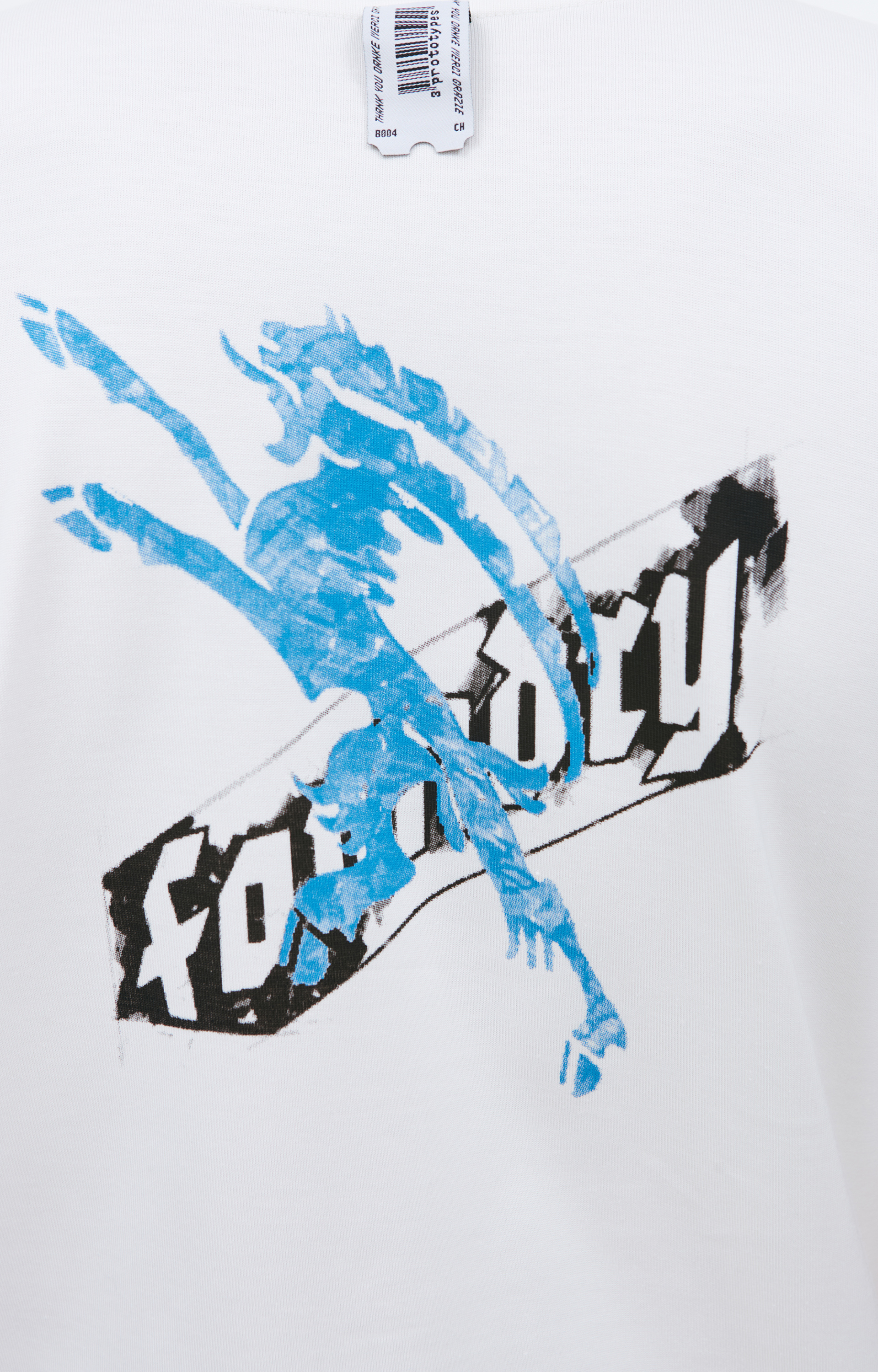 PROTOTYPES White T-shirt with a print