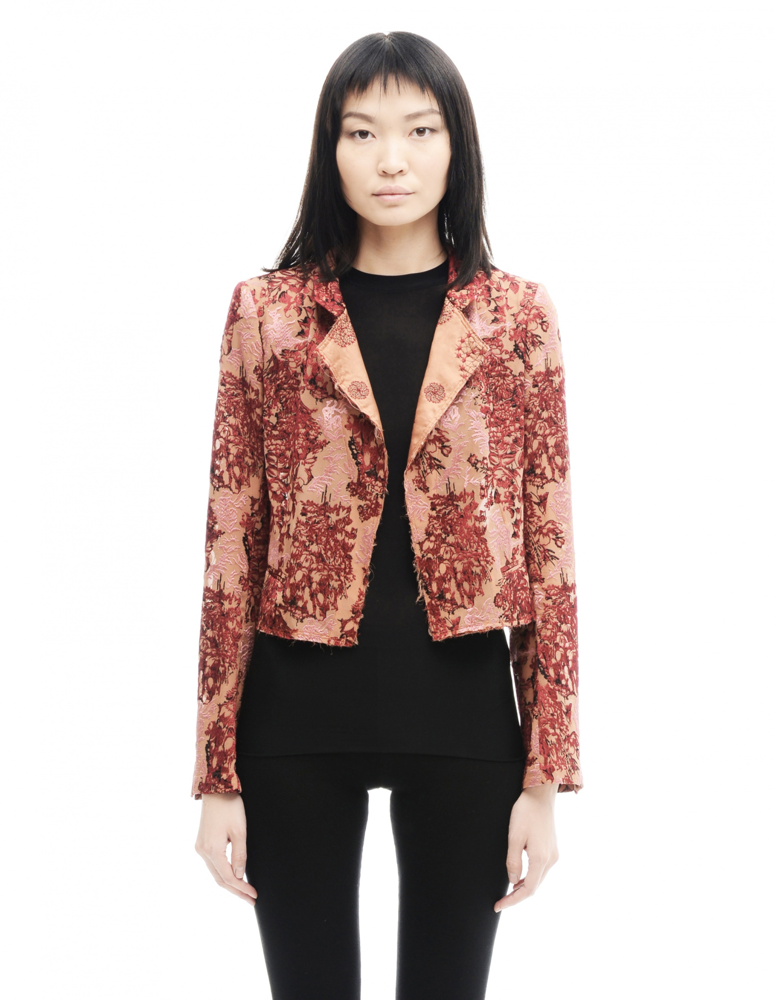 Ann Demeulemeester Шелковый жакет