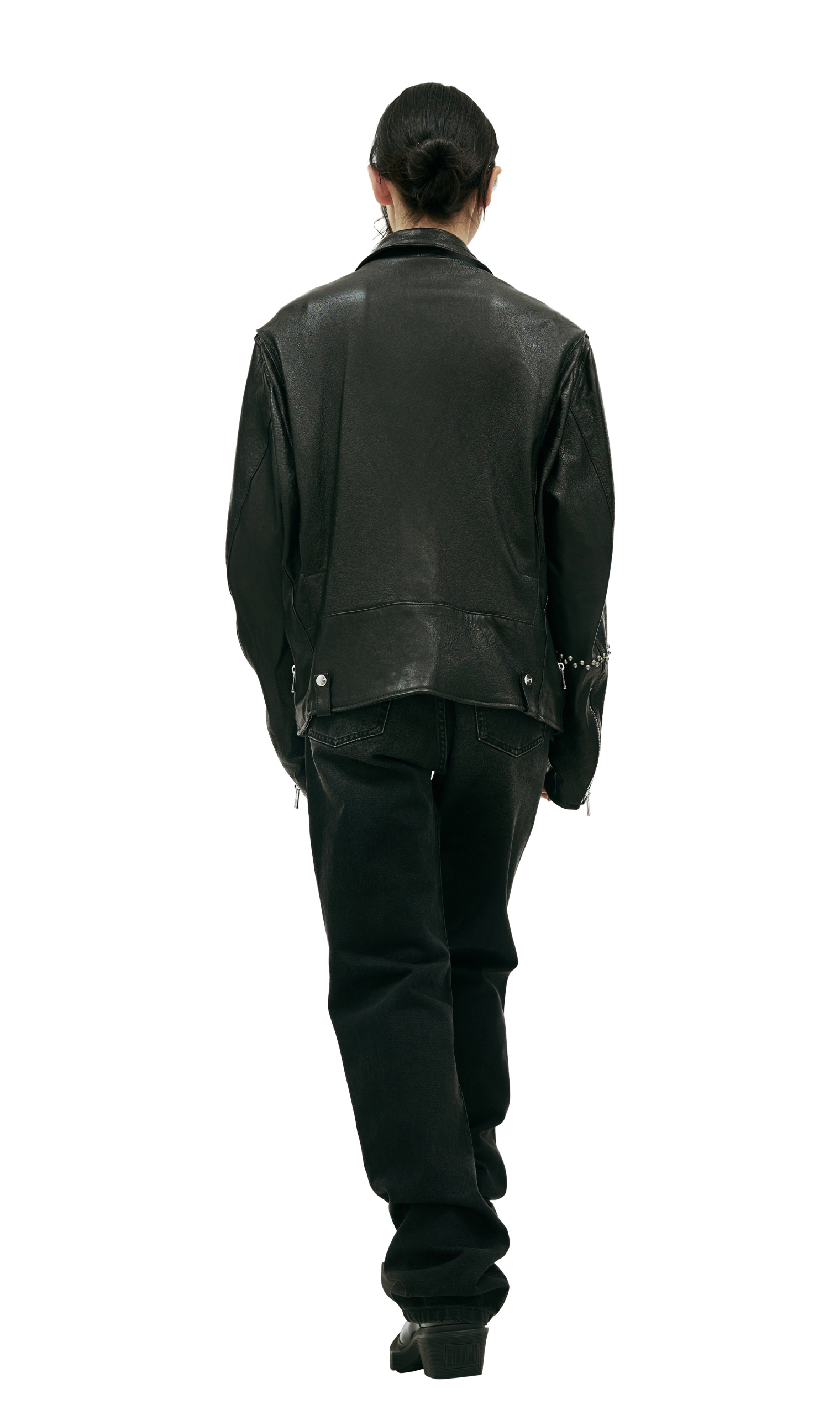 Enfants Riches Deprimes Black leather jacket