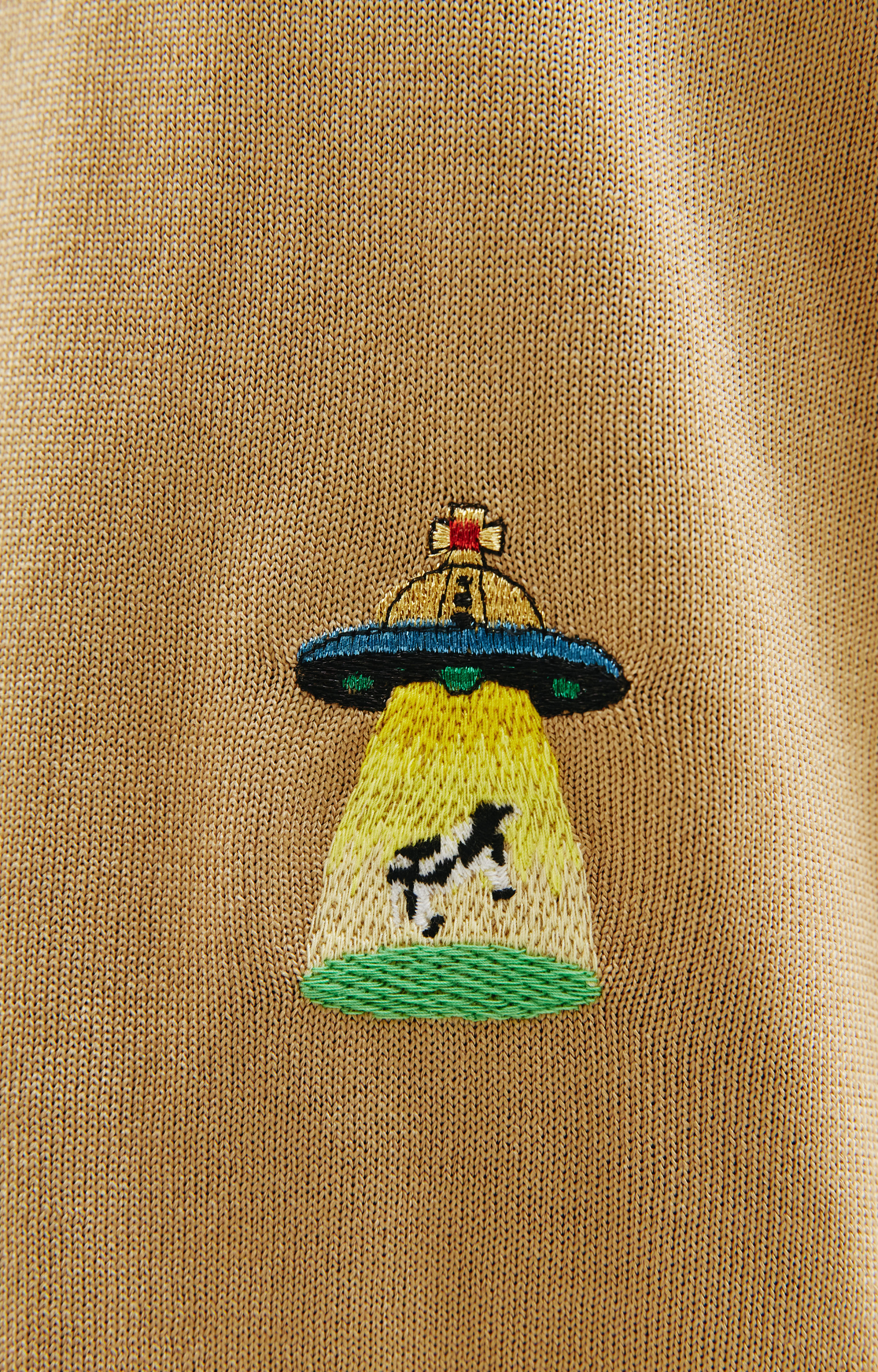 Doublet Milk fiber oversized cardigan