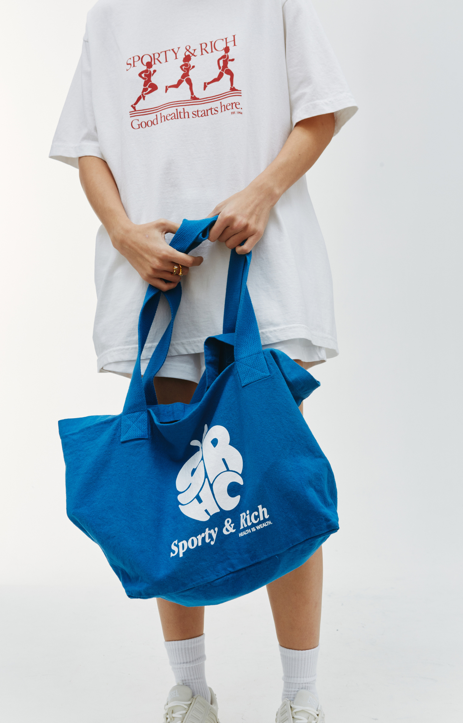SPORTY & RICH Apple shopper bag