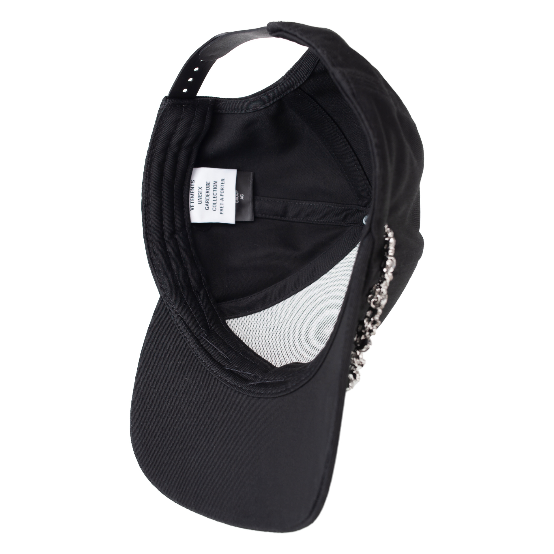 VETEMENTS Black Diadem Cap
