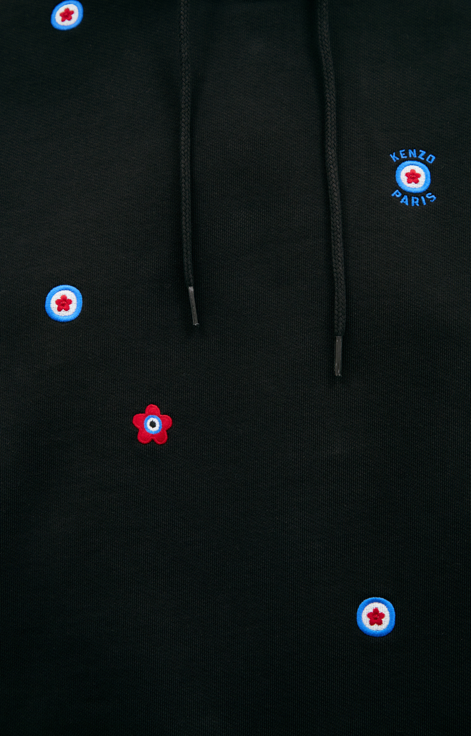 KENZO Embroidered cotton hoodie