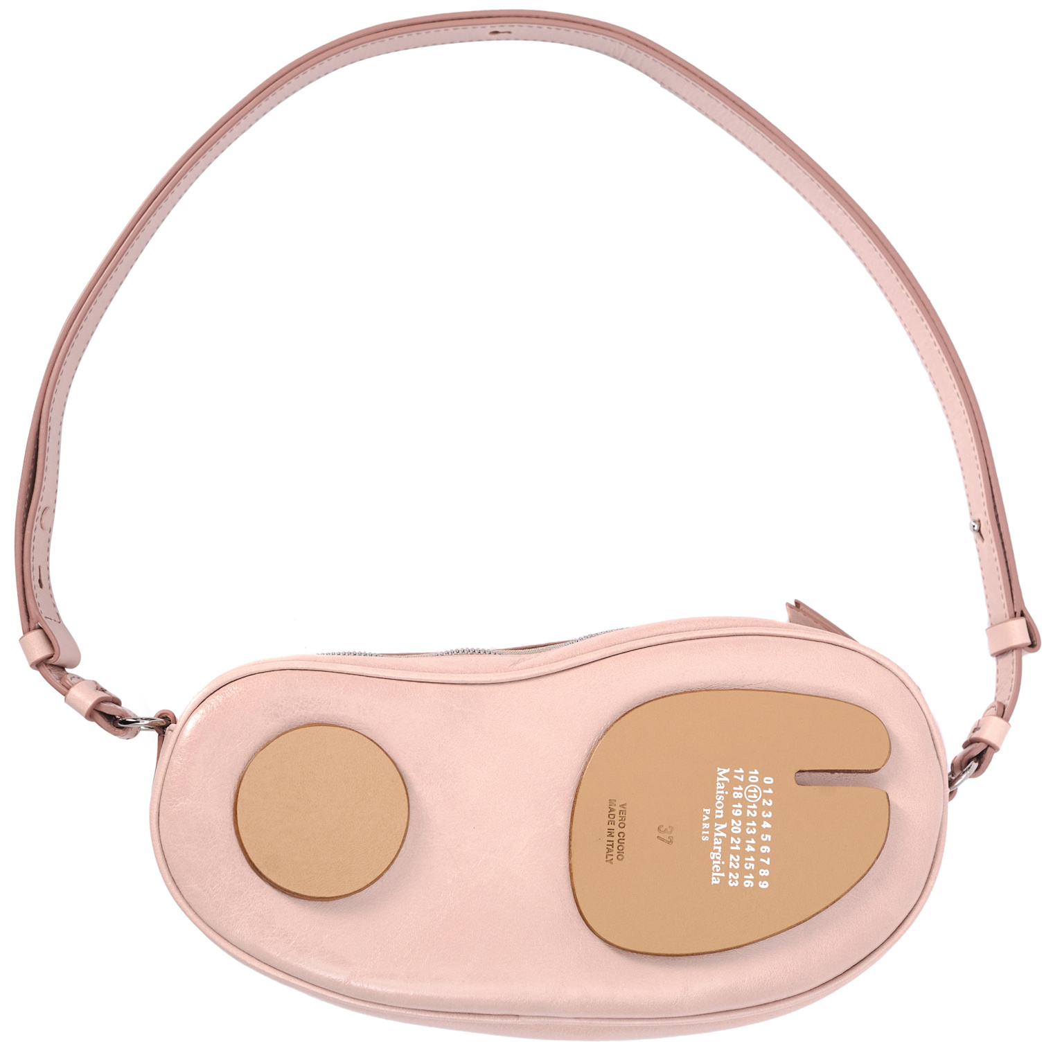 Maison Margiela Mini Shoulder Tabi Bag In Pink