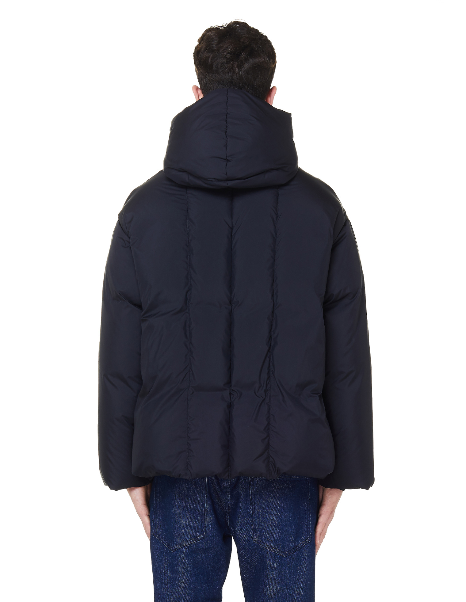 OAMC Lithium Black Zip-Up Down Jacket