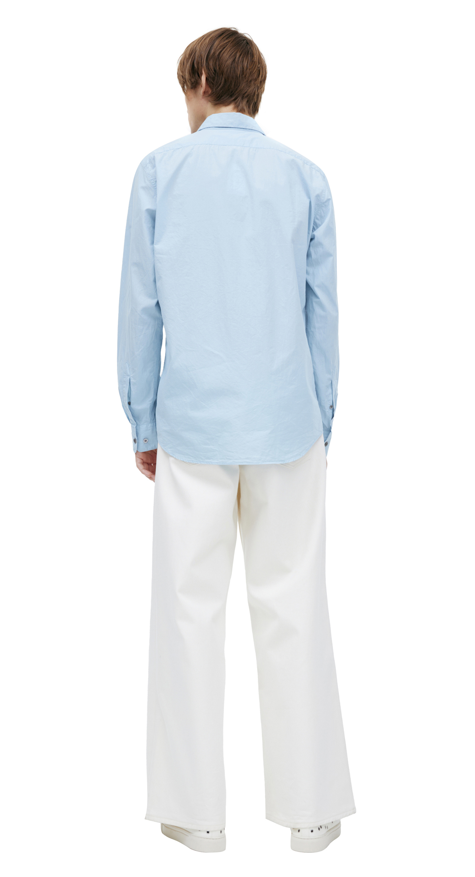 Dries Van Noten Blue cotton shirt