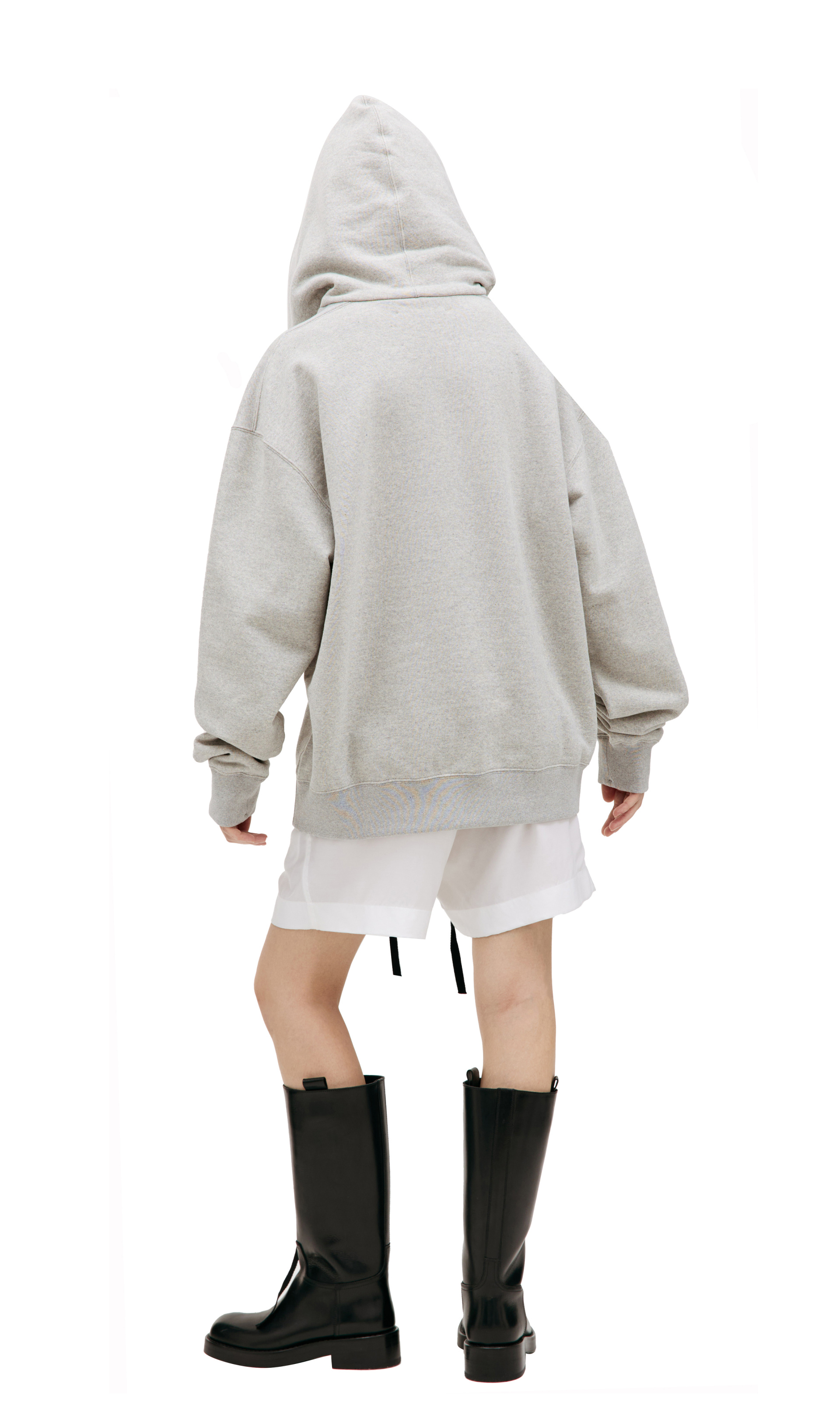 Jil Sander Logo printed hoodie