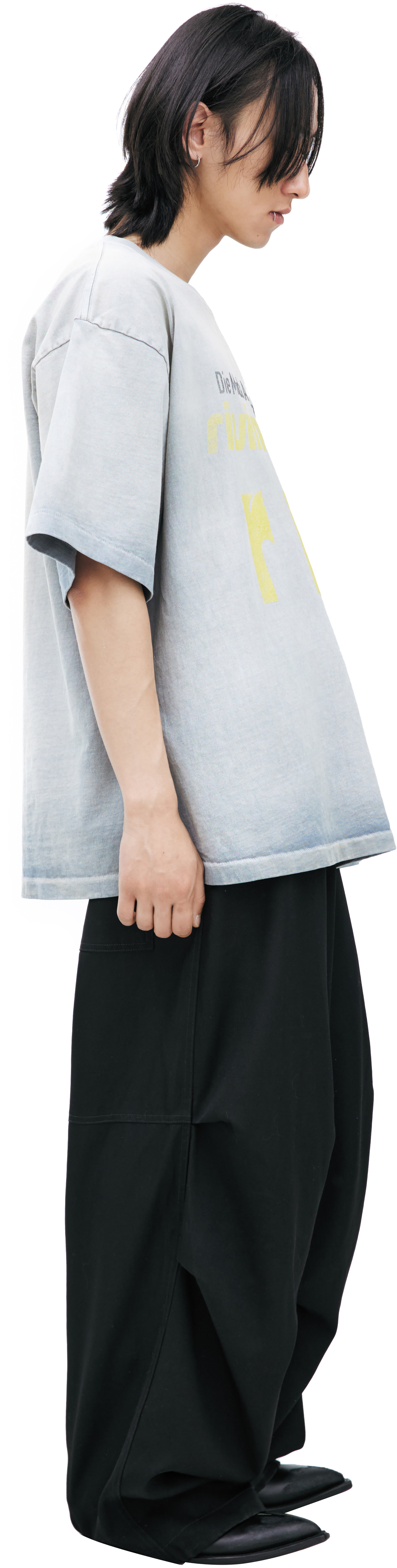 RRR123 T-shirt with faux pocket