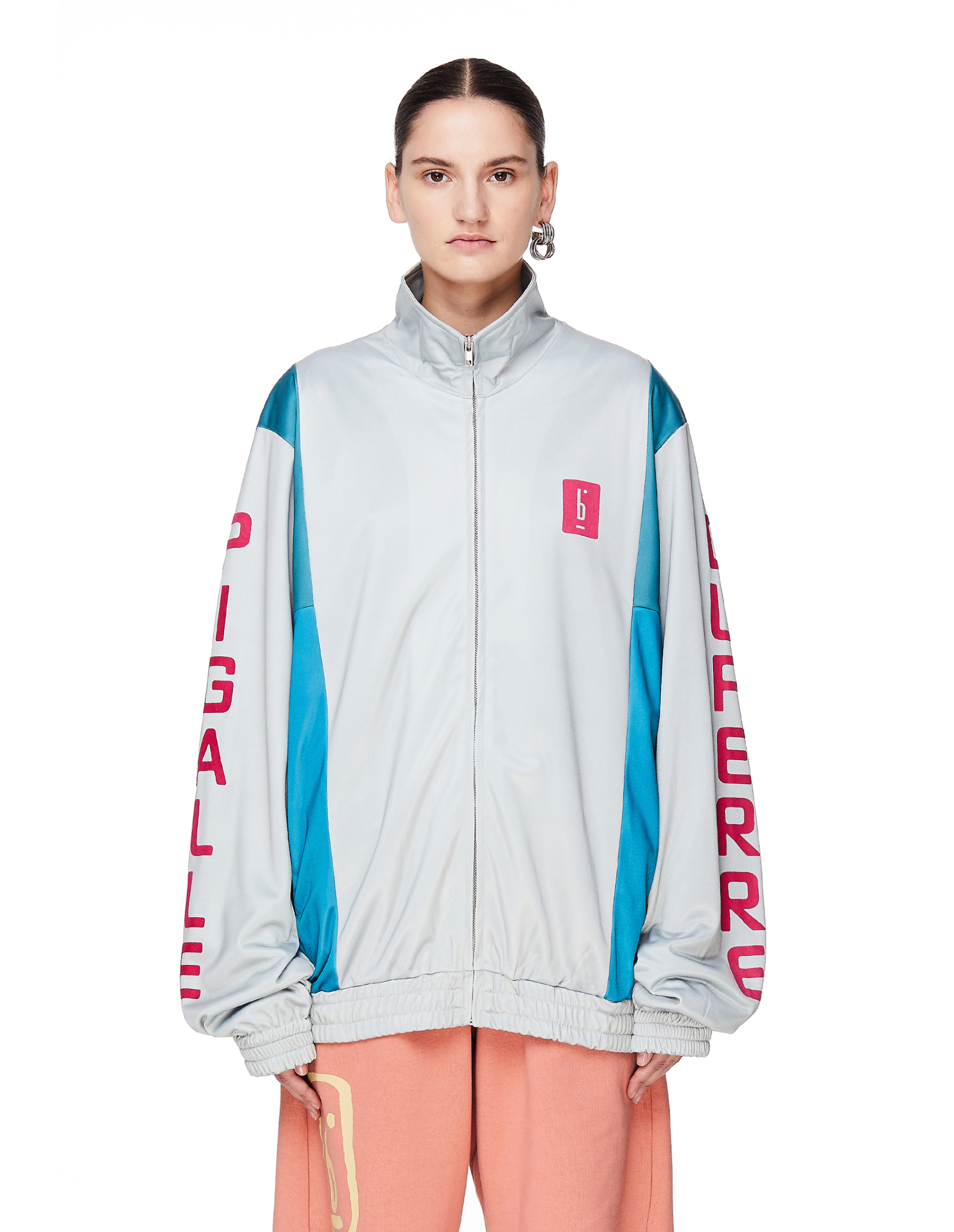 Pigalle Grey Printed Track Jacket