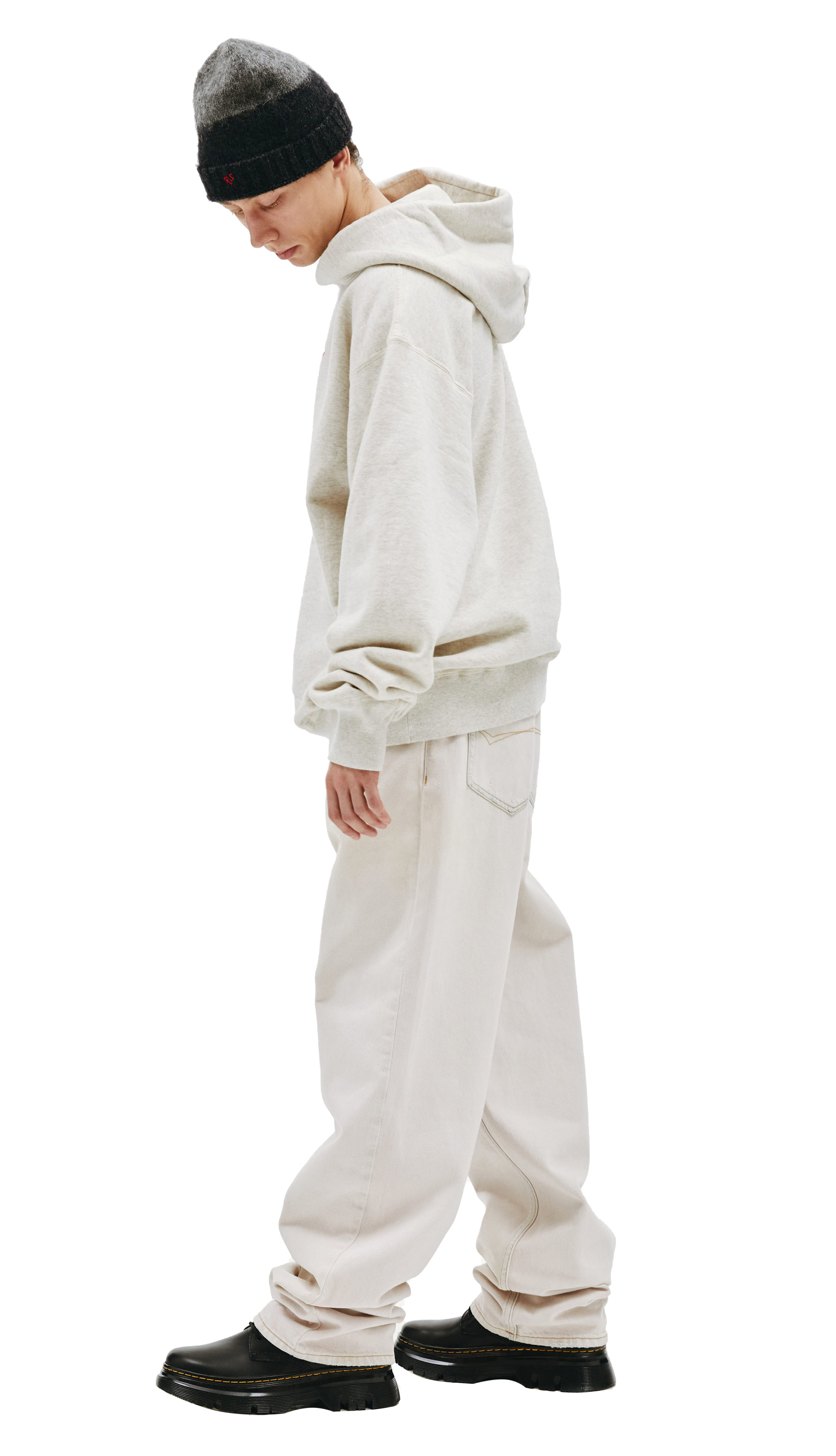 Raf Simons Two-tones RS Knitted Beanie