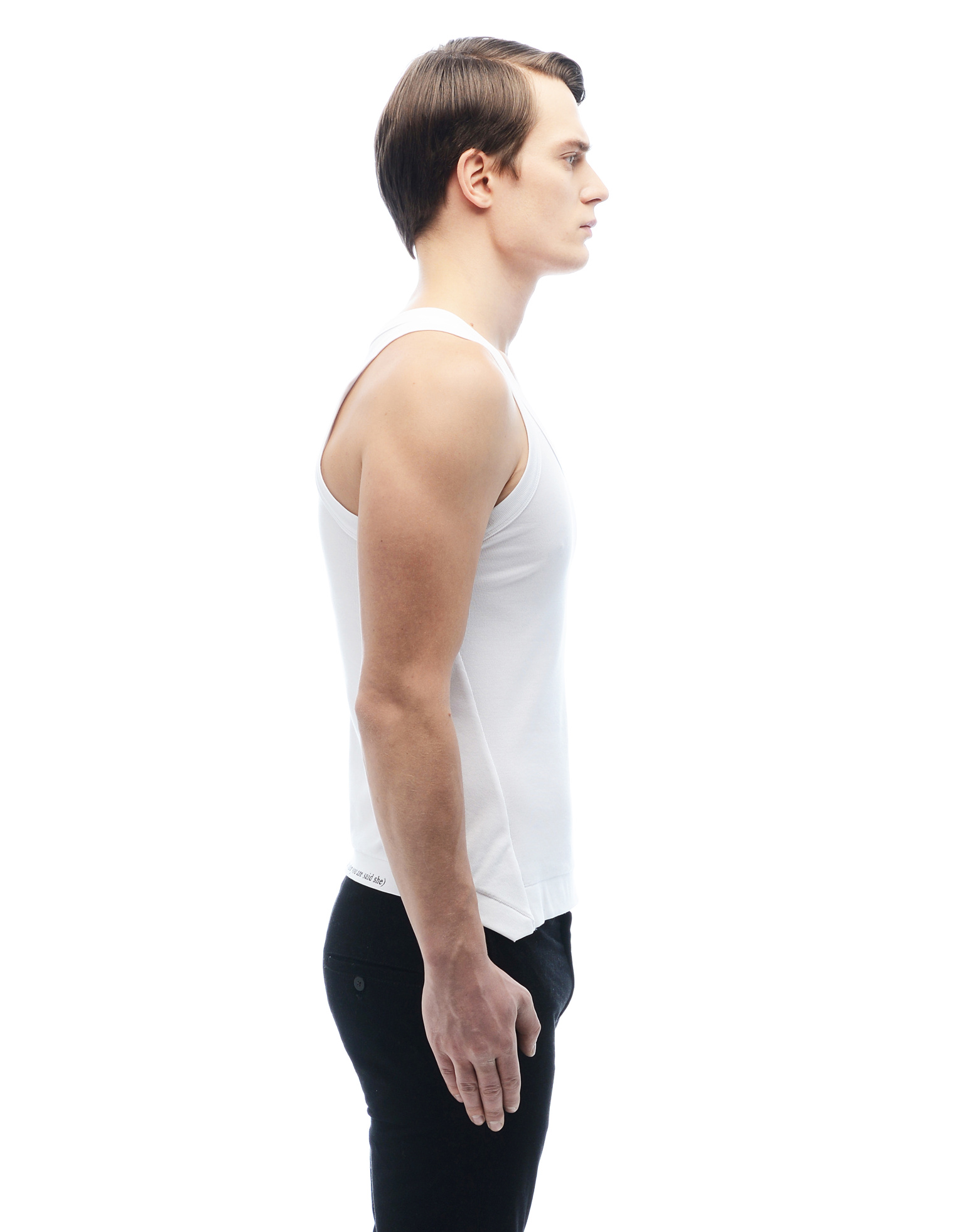 Ann Demeulemeester Cotton and polyamide t-shirt