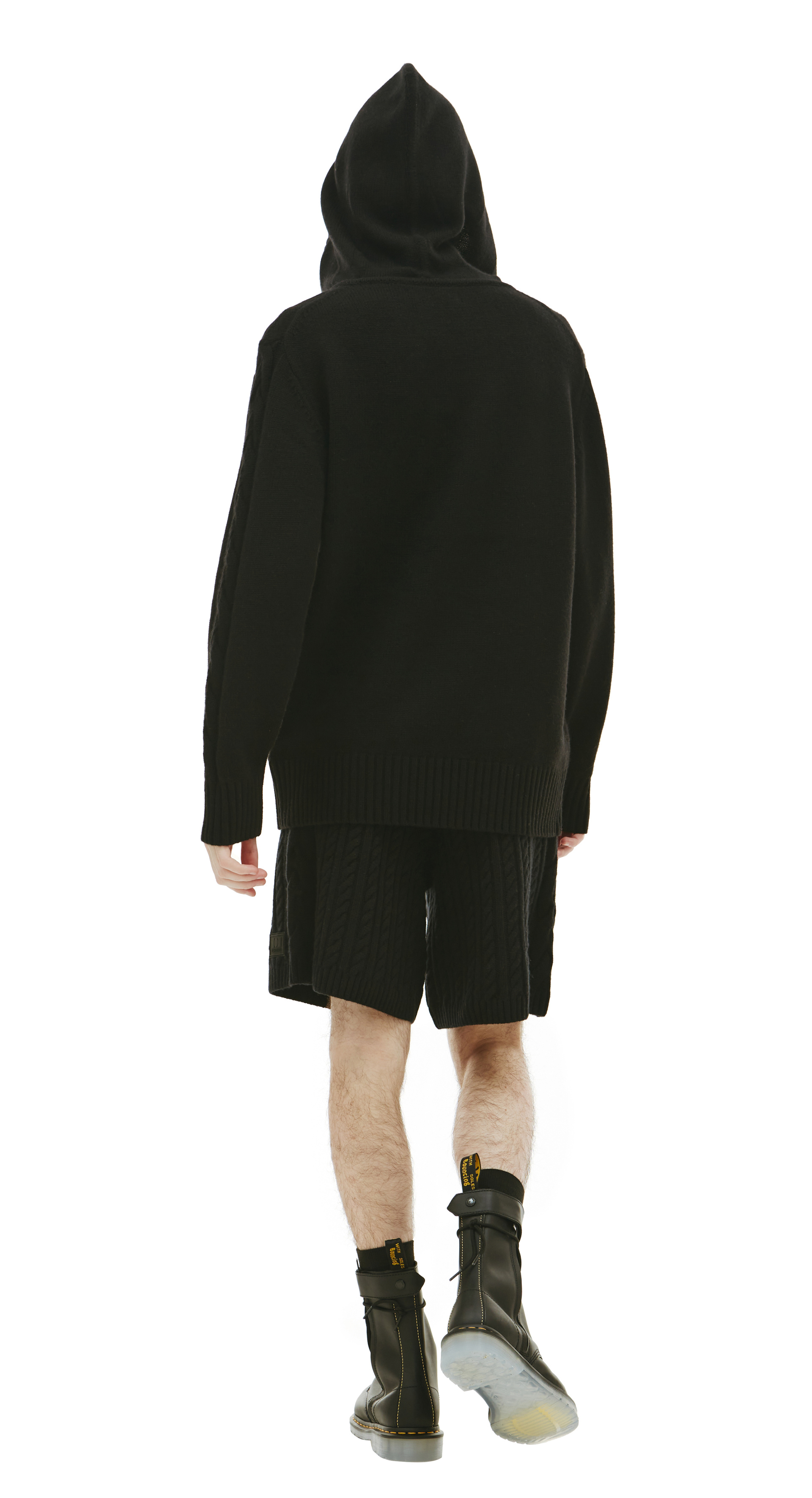 Nahmias Knit logo hoodie