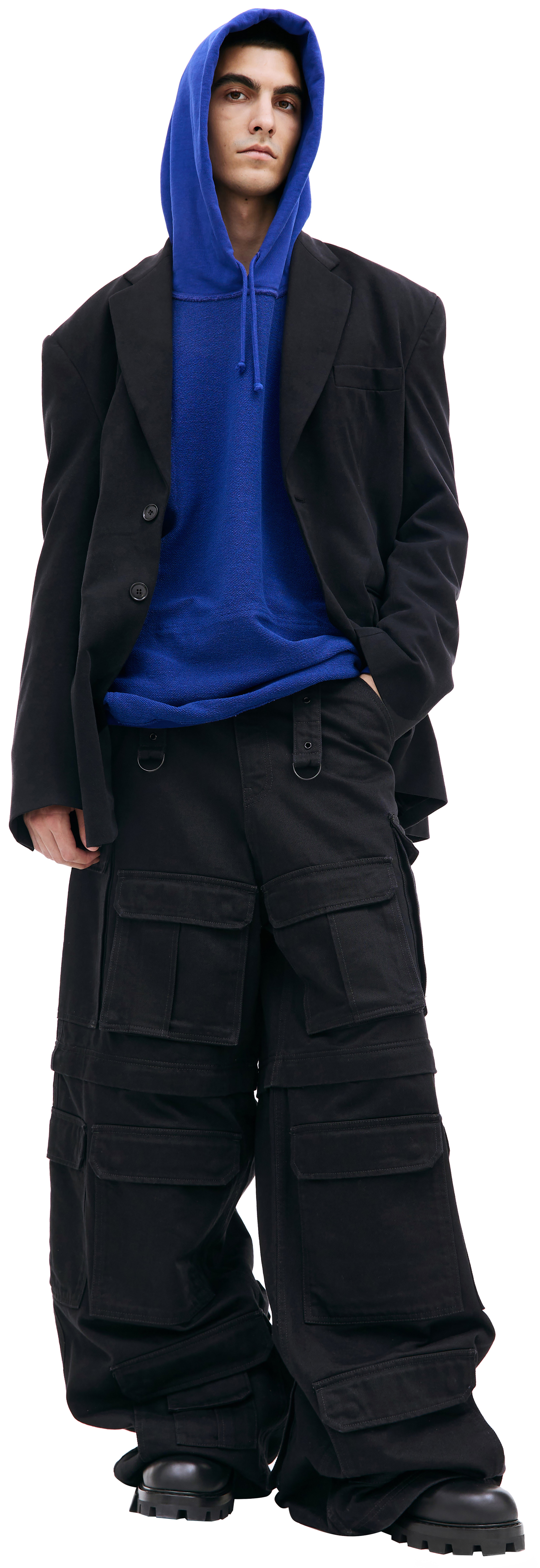 VETEMENTS Black oversized jacket