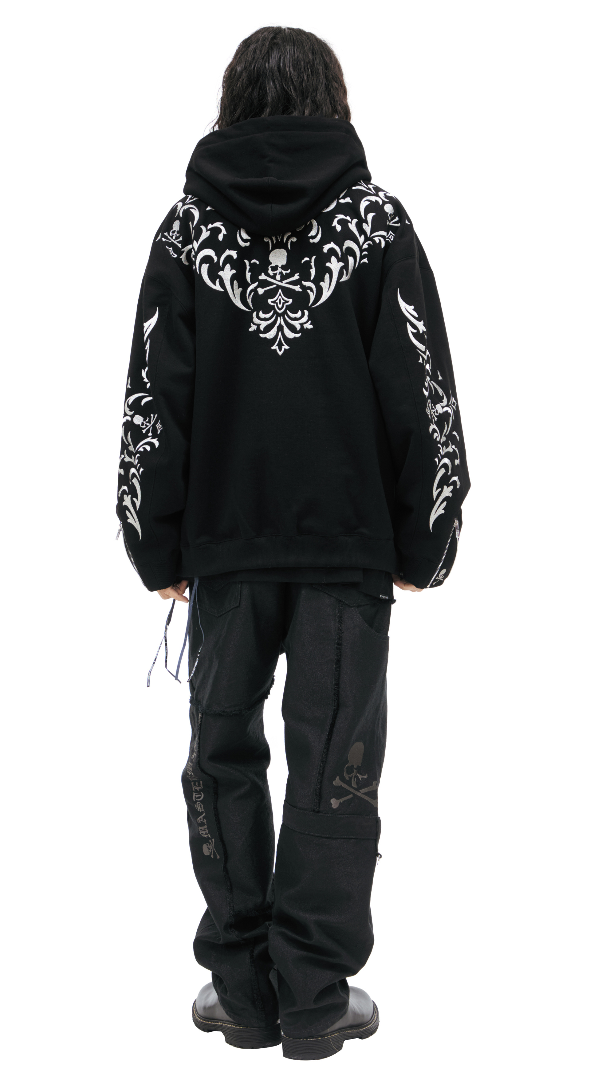 Mastermind WORLD Cotton hoodie with embroidery