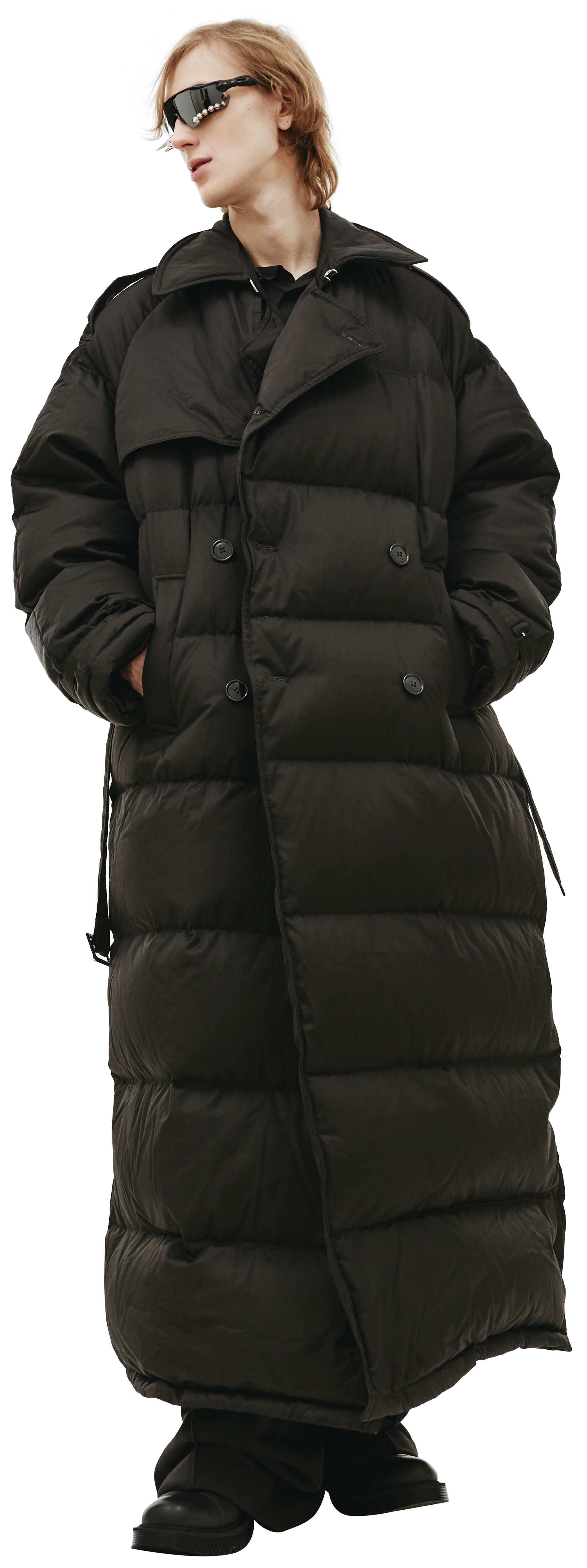 VETEMENTS Black down coat