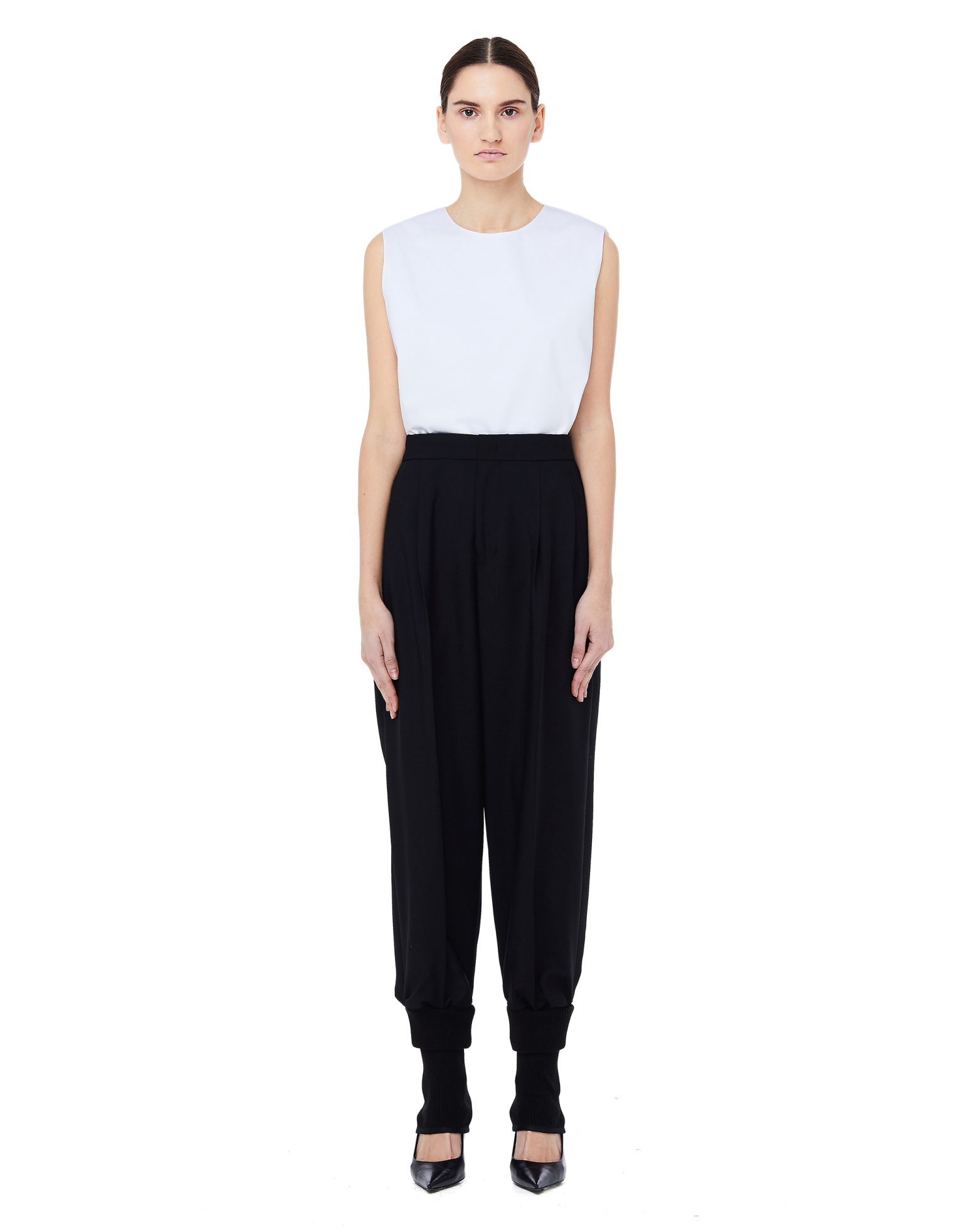The Row White Cotton Shelly Top