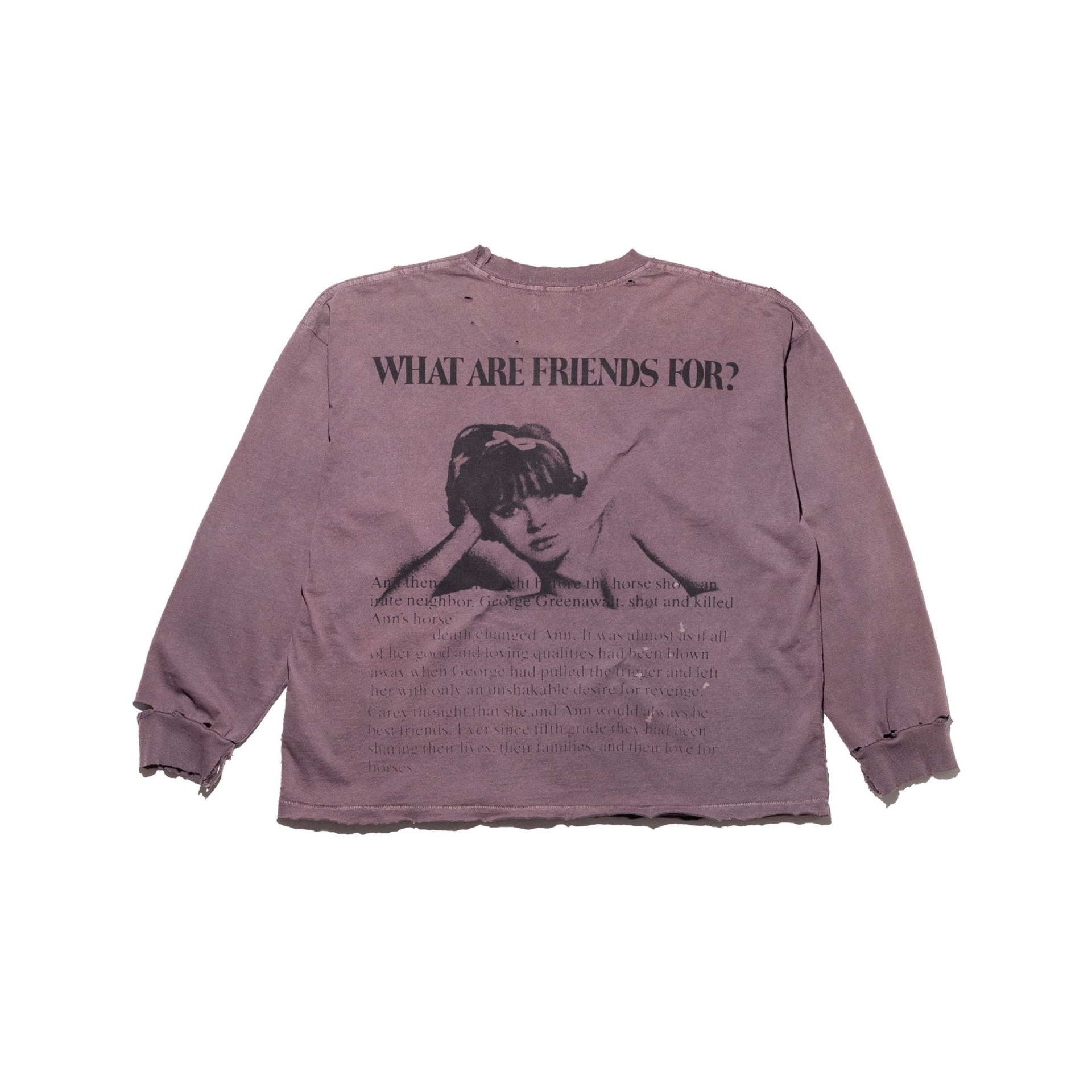 Enfants Riches Déprimés Flowers Of Anger Long Sleeved T-shirt