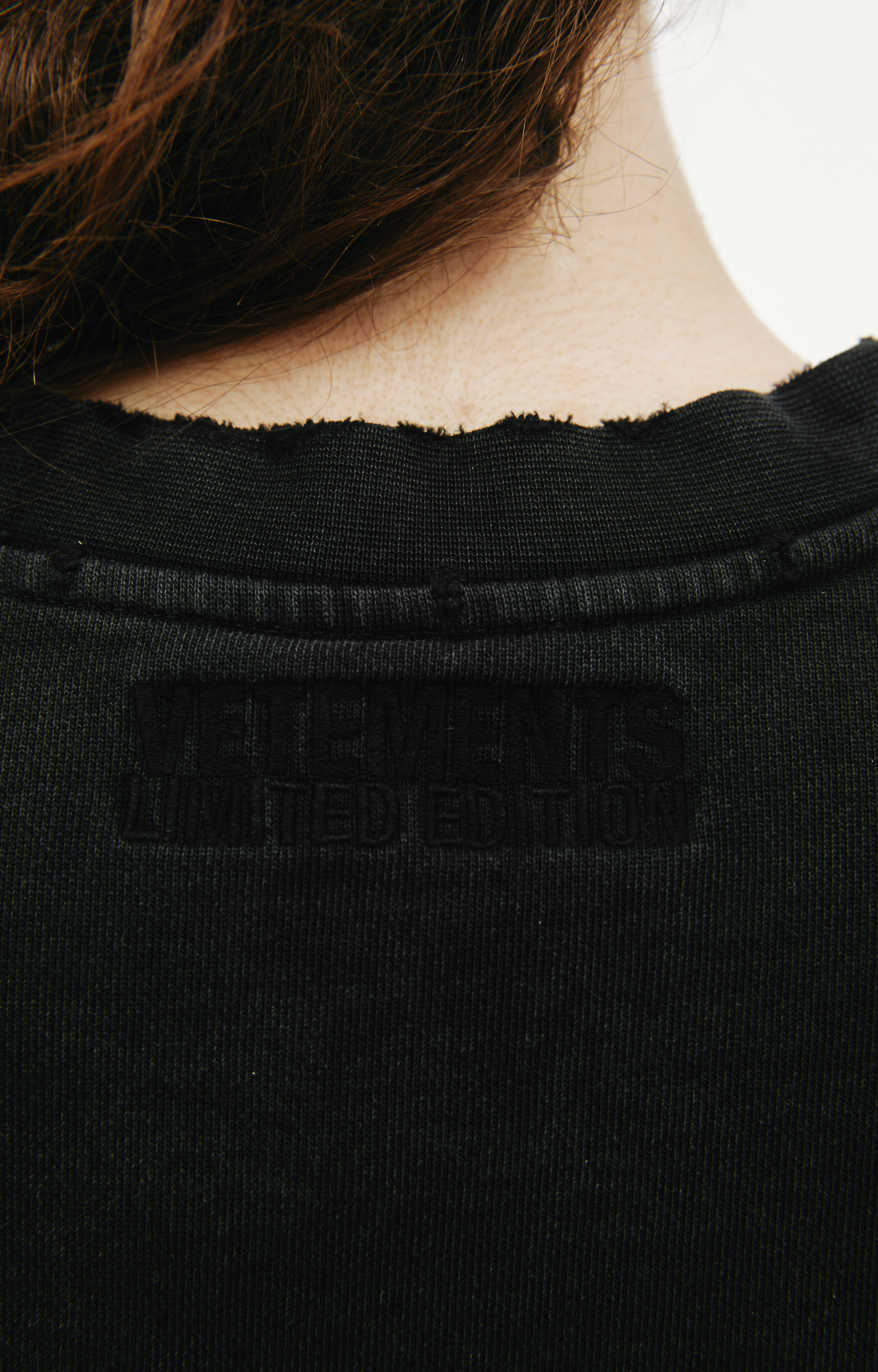 VETEMENTS Black \'I\'m Not Doing Shit Today\' Sweatshirt