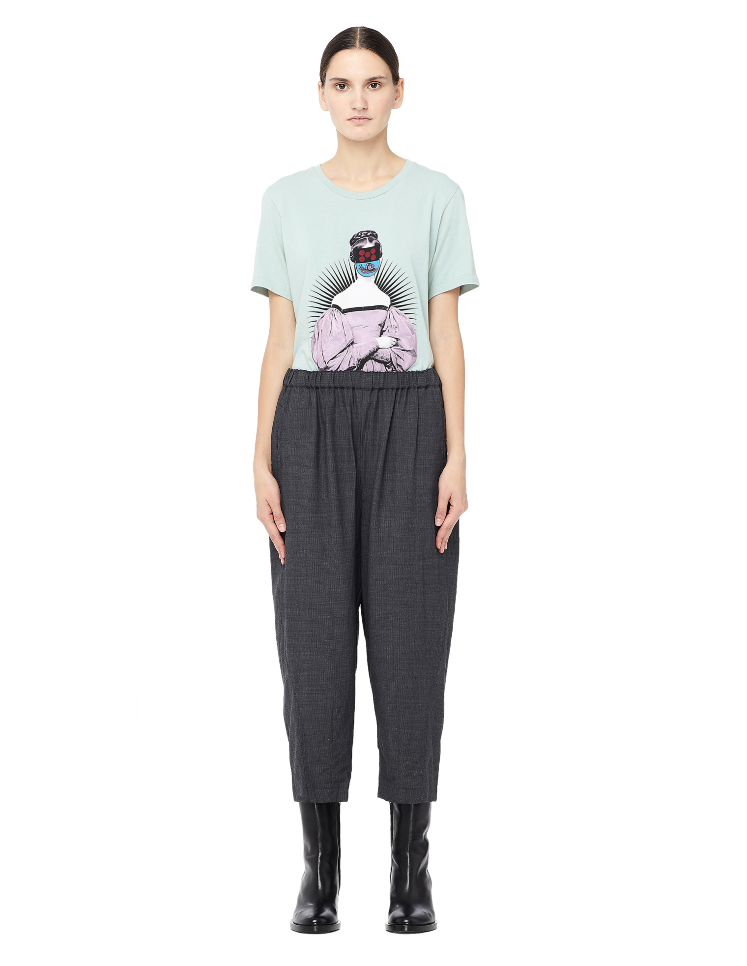 Comme des Garcons CdG Cropped wool trousers