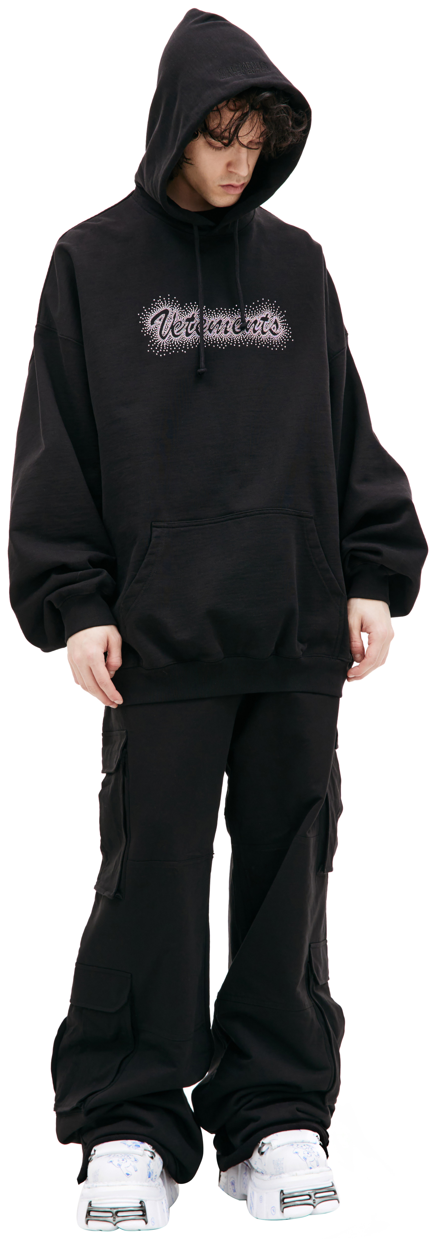 VETEMENTS Black oversize hoodie